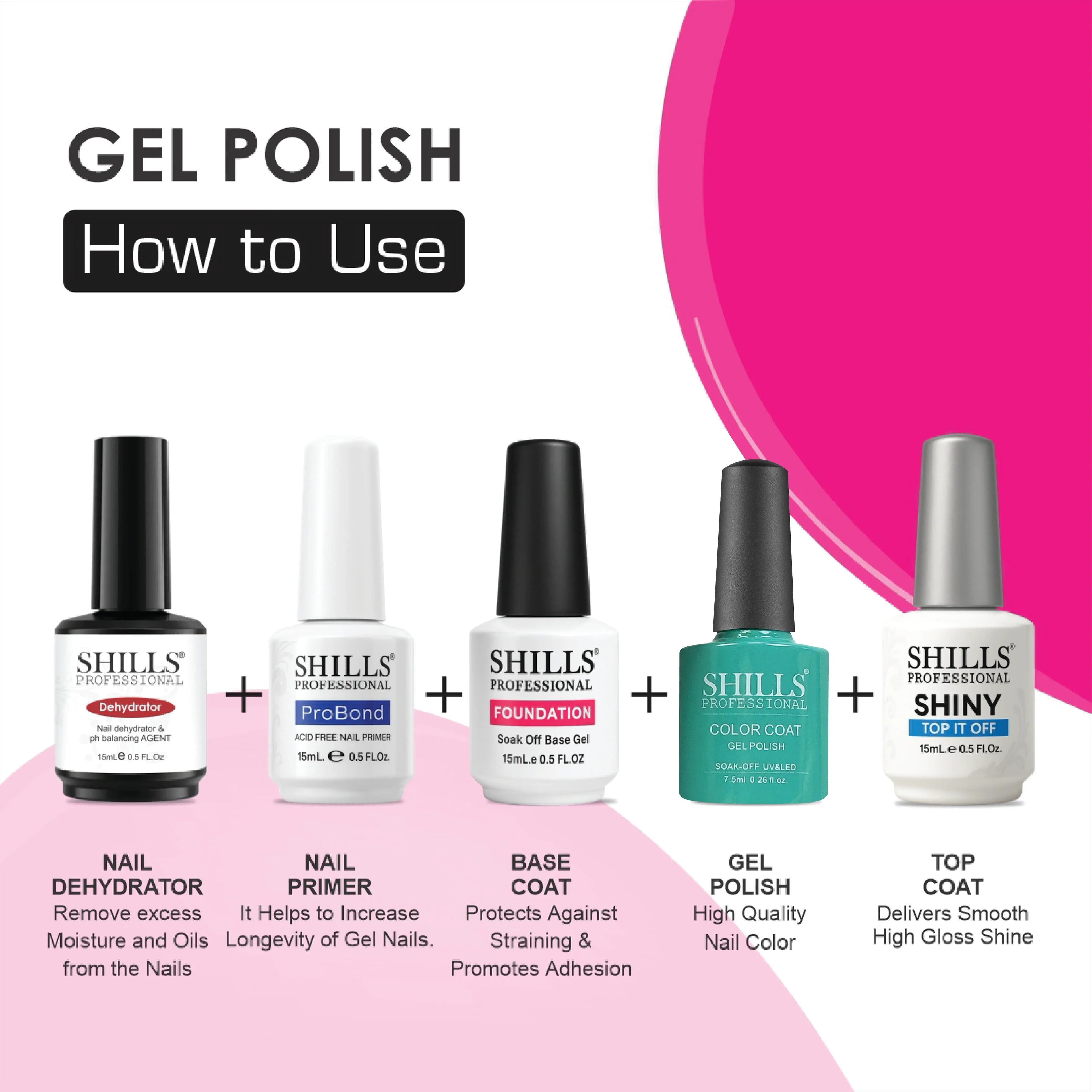 UV/LED Cool Gel Polish (M42-M82)