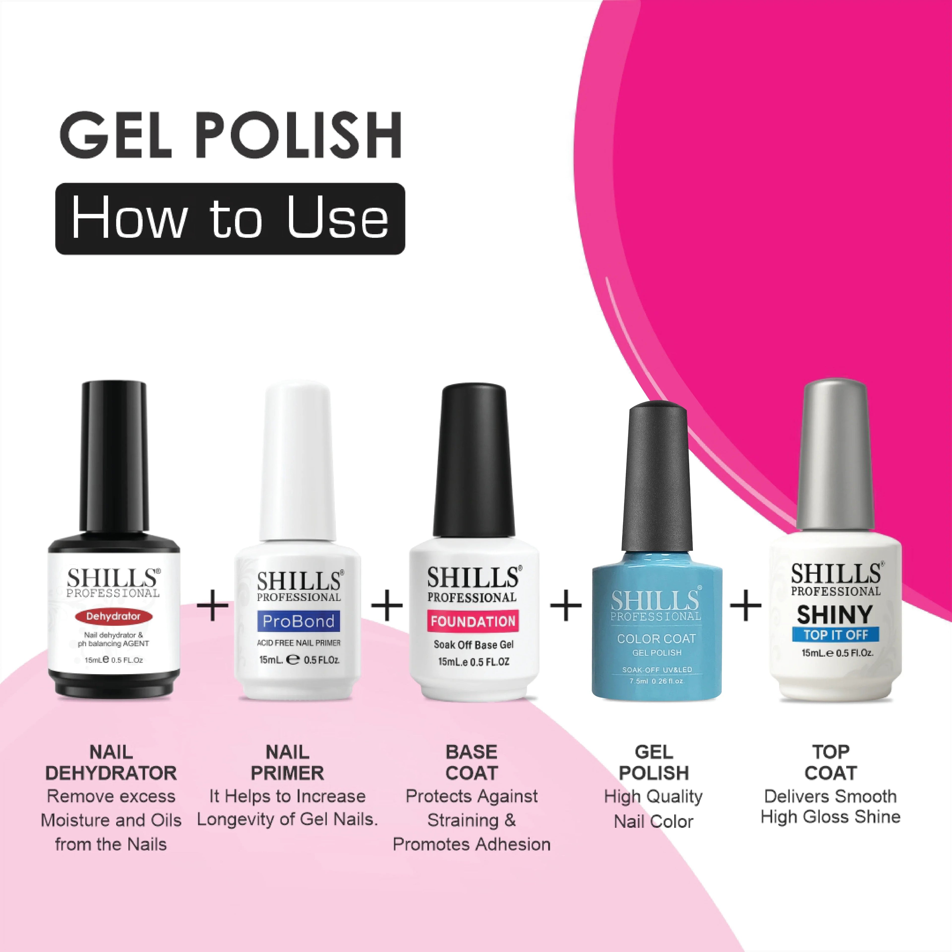 UV/LED Cool Gel Polish (M42-M82)