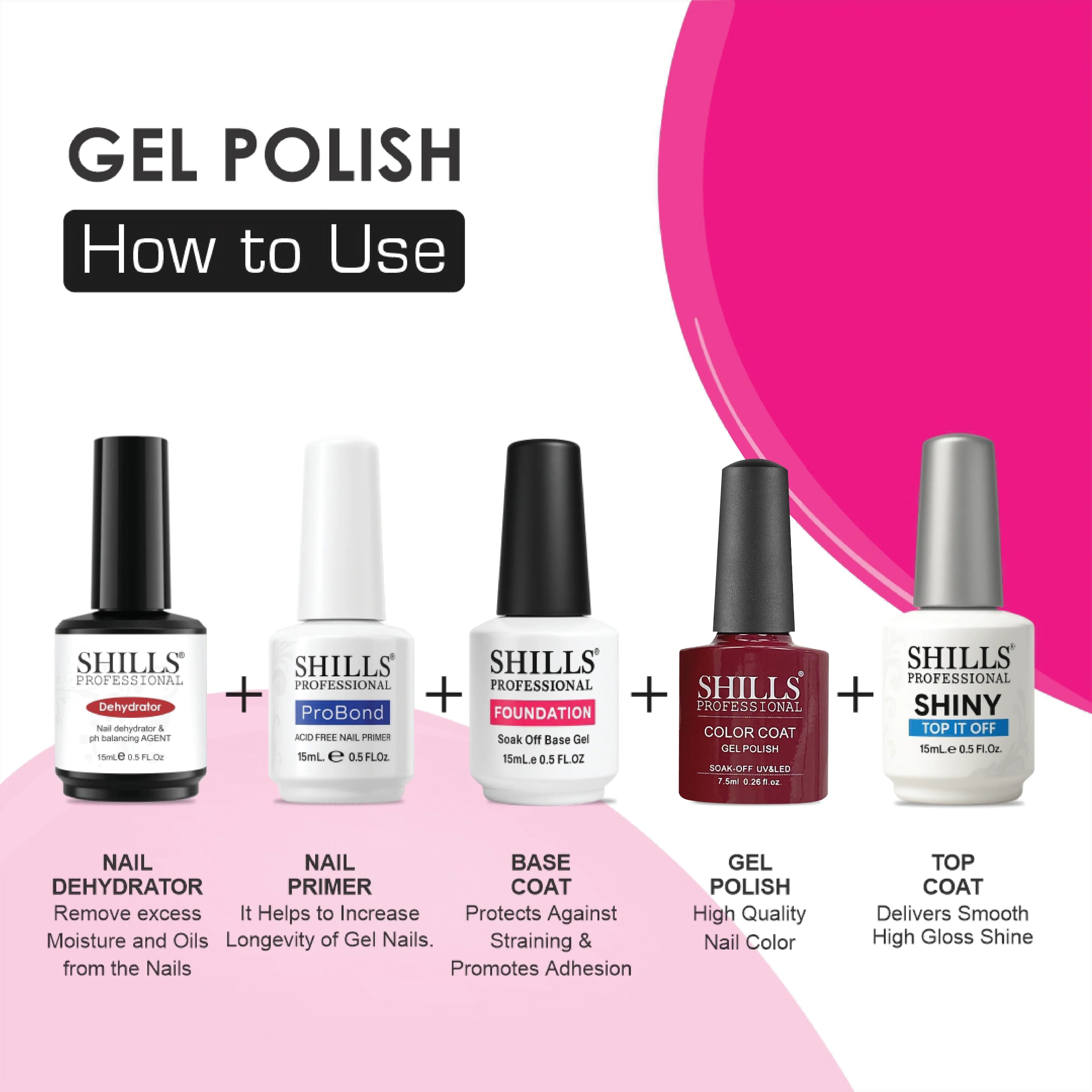 UV/LED Cool Gel Polish (M42-M82)