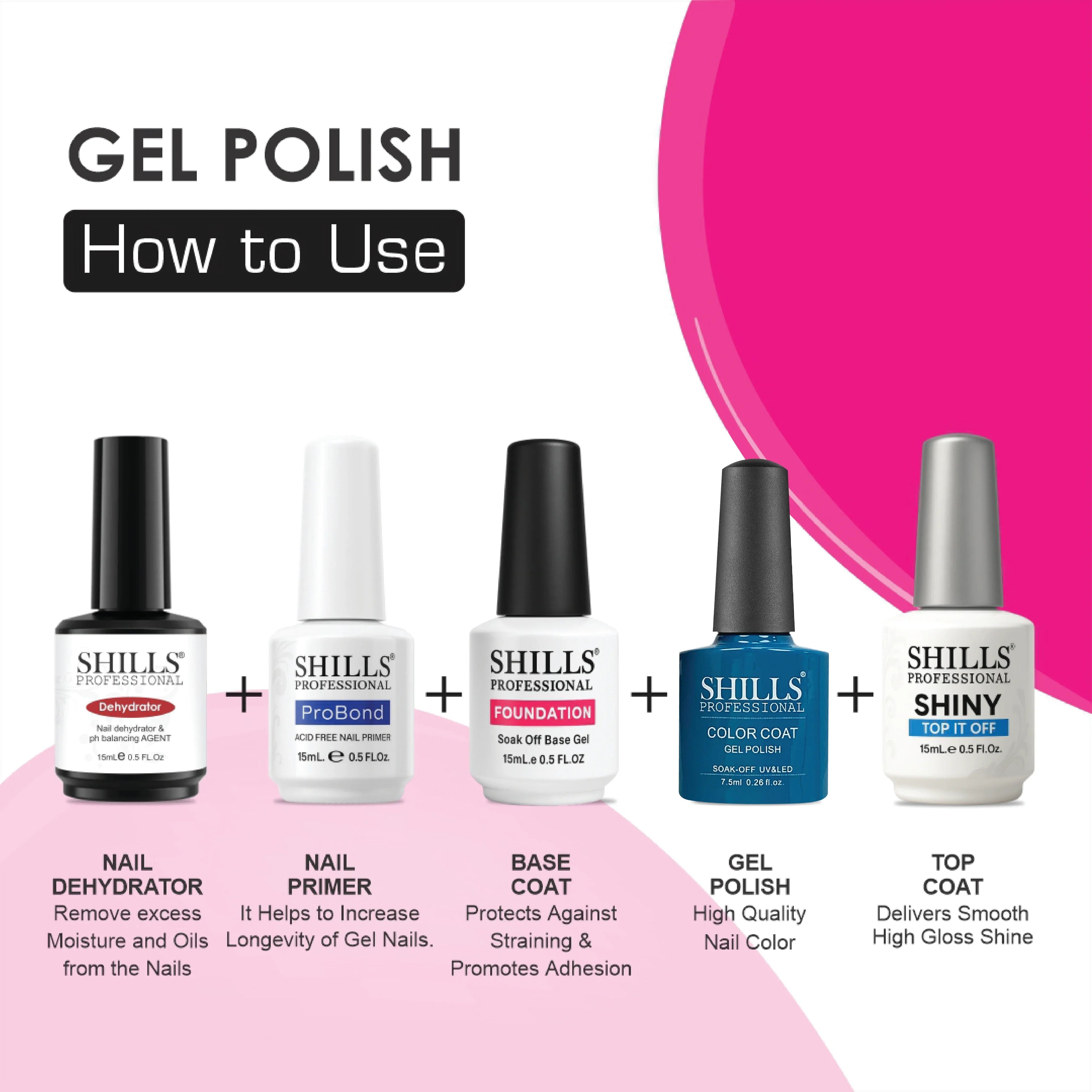 UV/LED Cool Gel Polish (M83-M101)