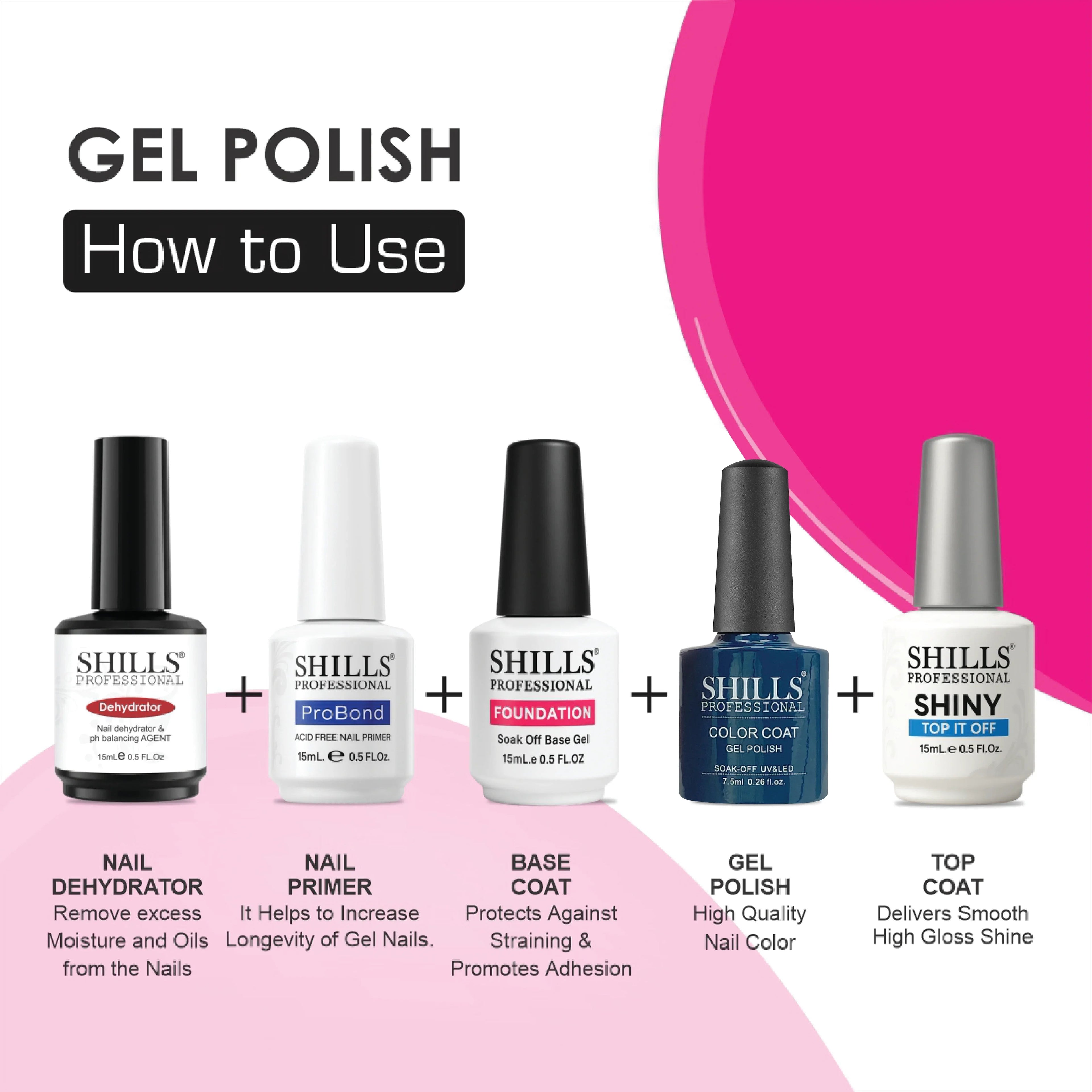UV/LED Cool Gel Polish (M83-M101)