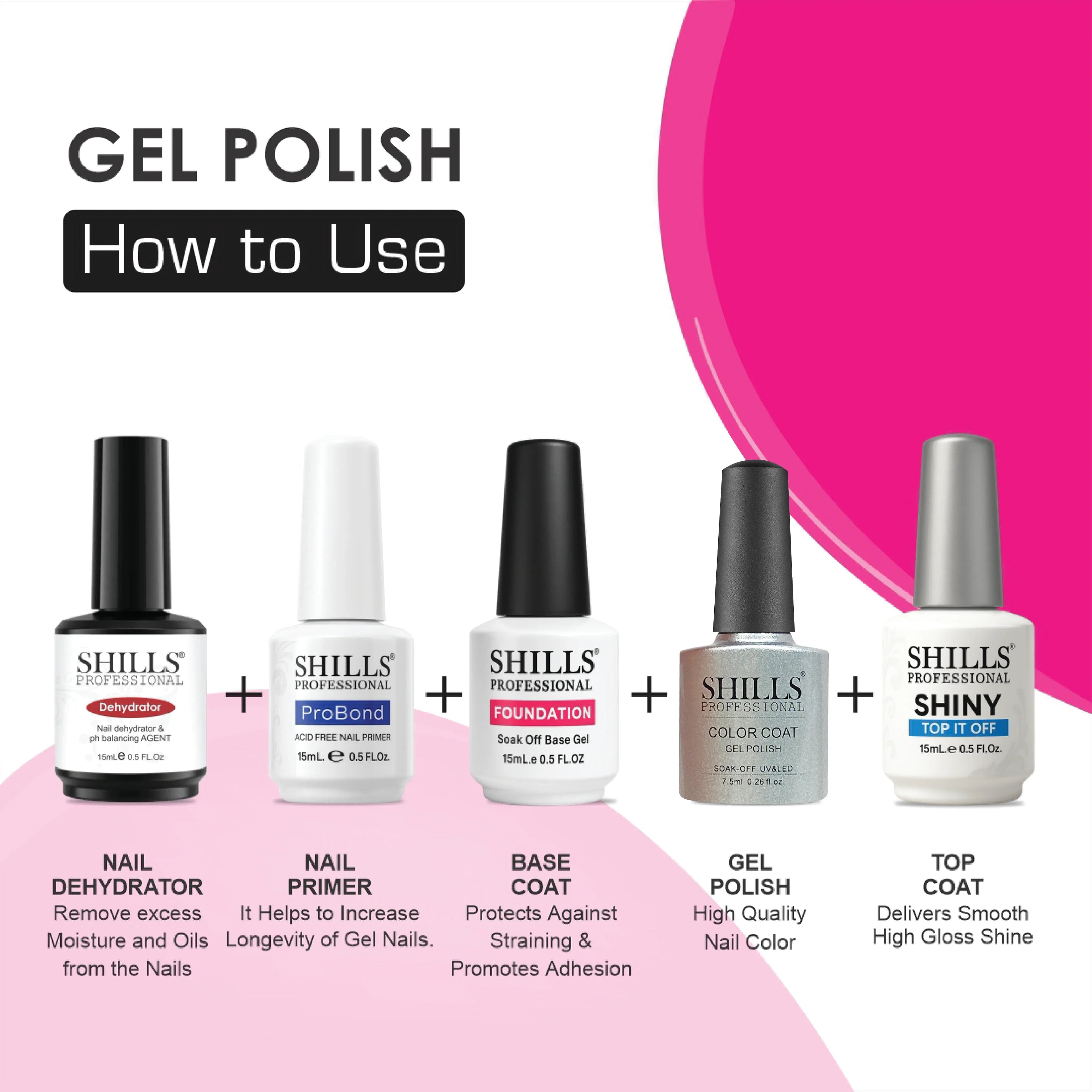 UV/LED Cool Gel Polish (M83-M101)