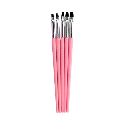 Gel Brush Set Pink 5Pcs