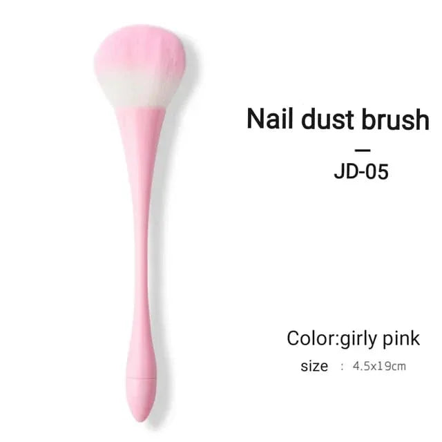 Long Nail Dusting Brush-Rust-NLD-10