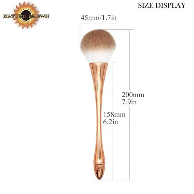 Long Nail Dusting Brush-Rust-NLD-10