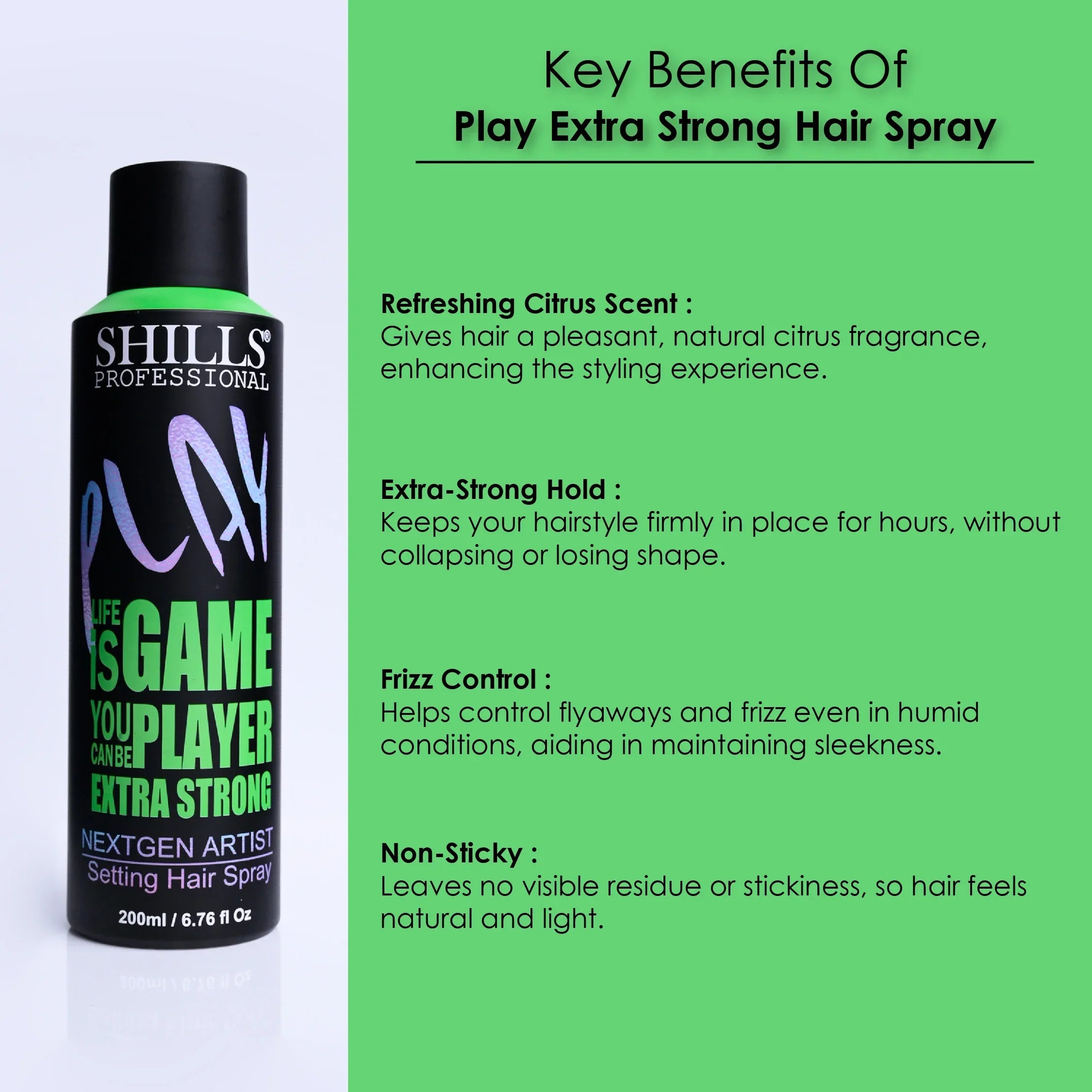 Play Extra Strong Hair Spray