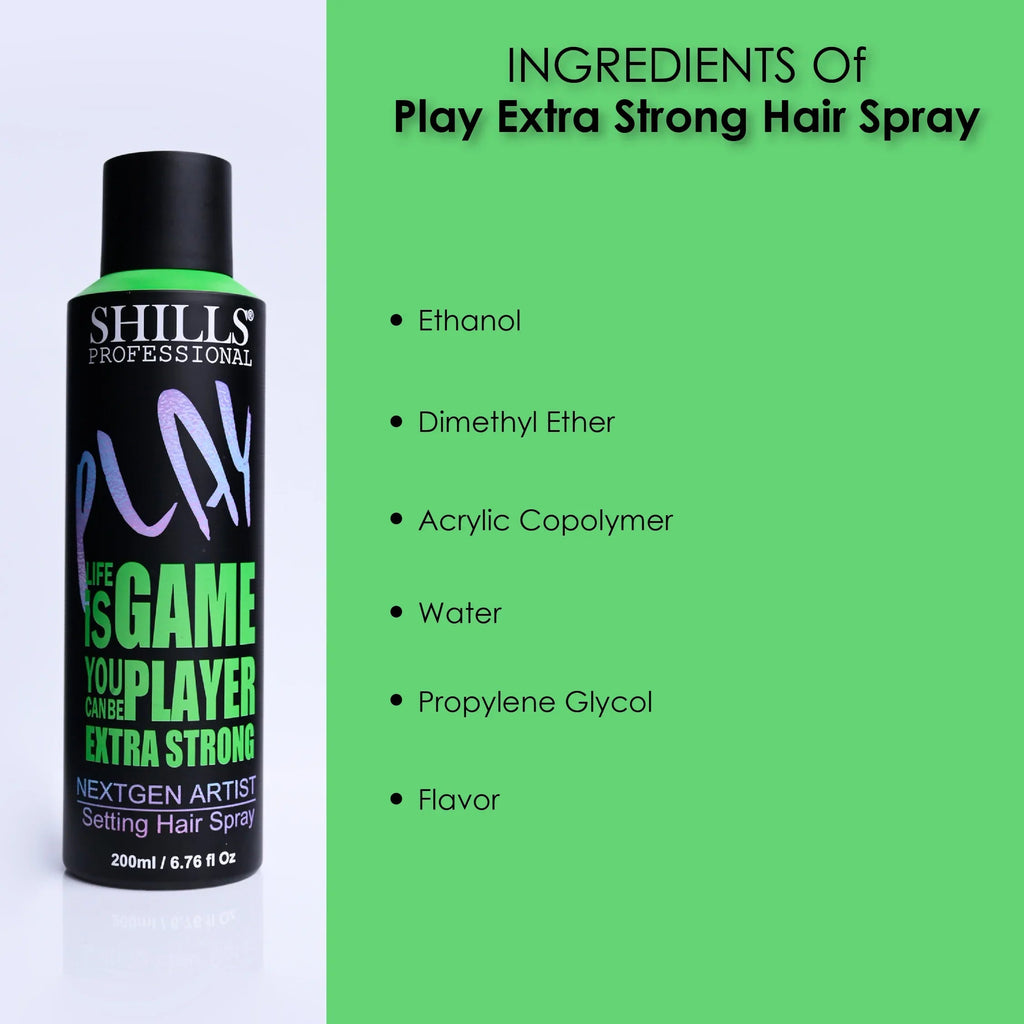 Play Extra Strong Hair Spray