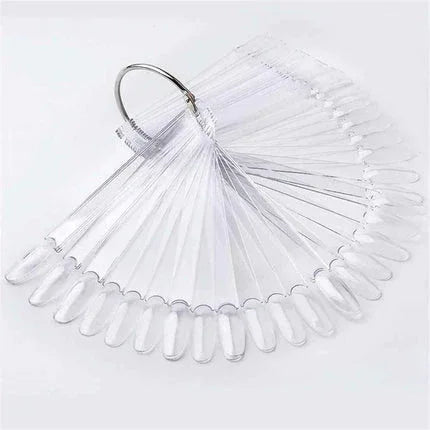 NAIL STAND Pop Nail Stick Clear Round