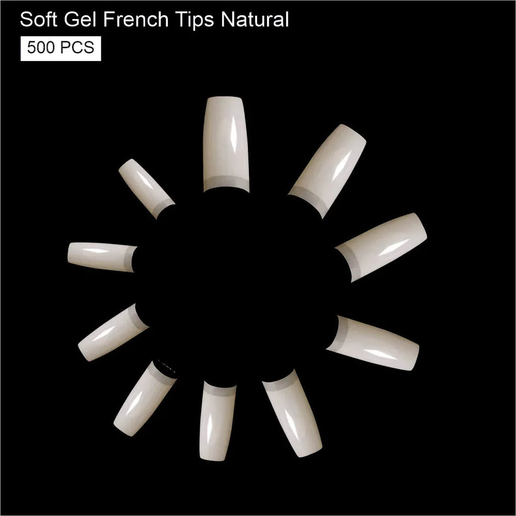Soft Gel French Tip-PT14-NATURAL