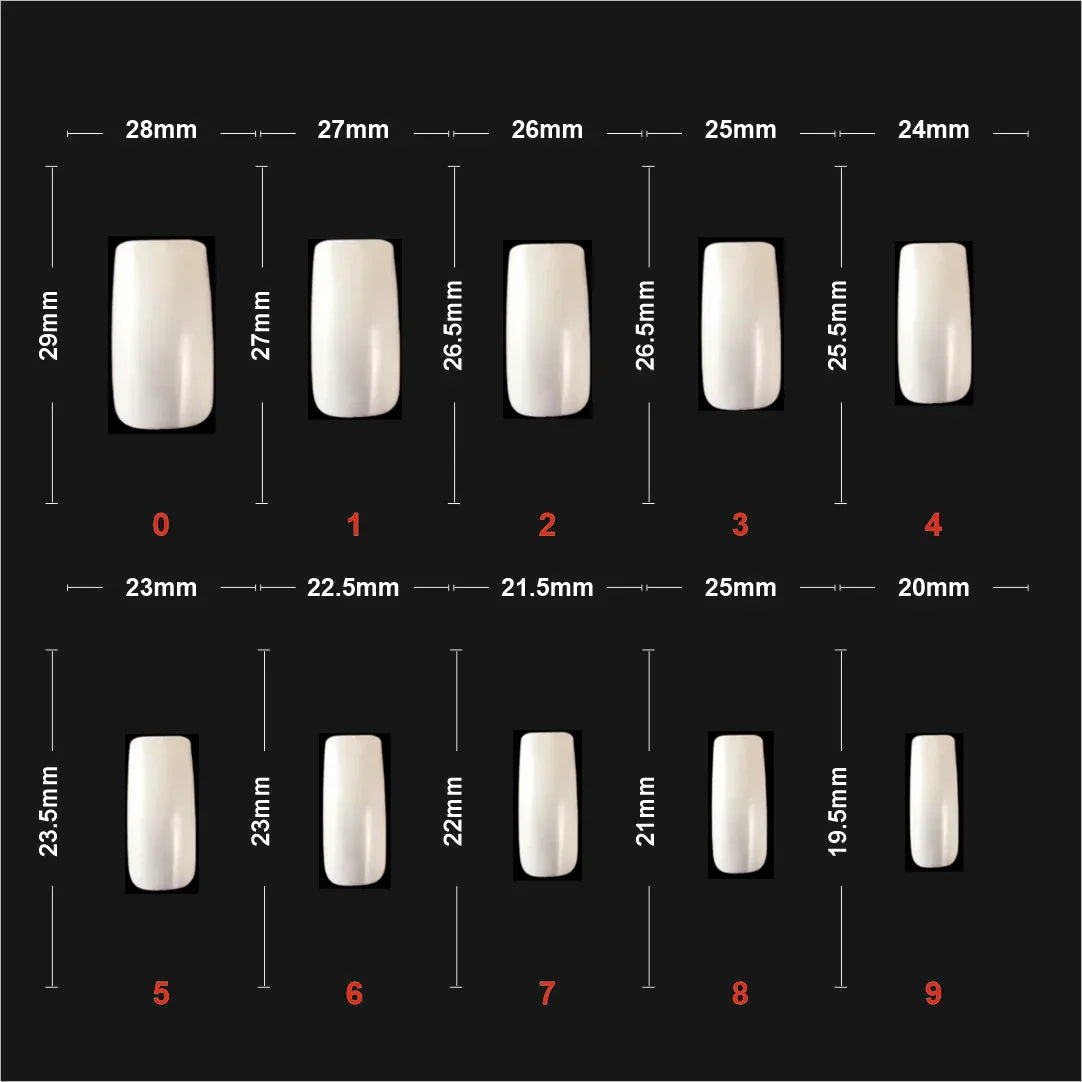 Soft Gel Full Cover Tip-PT15-NATURAL