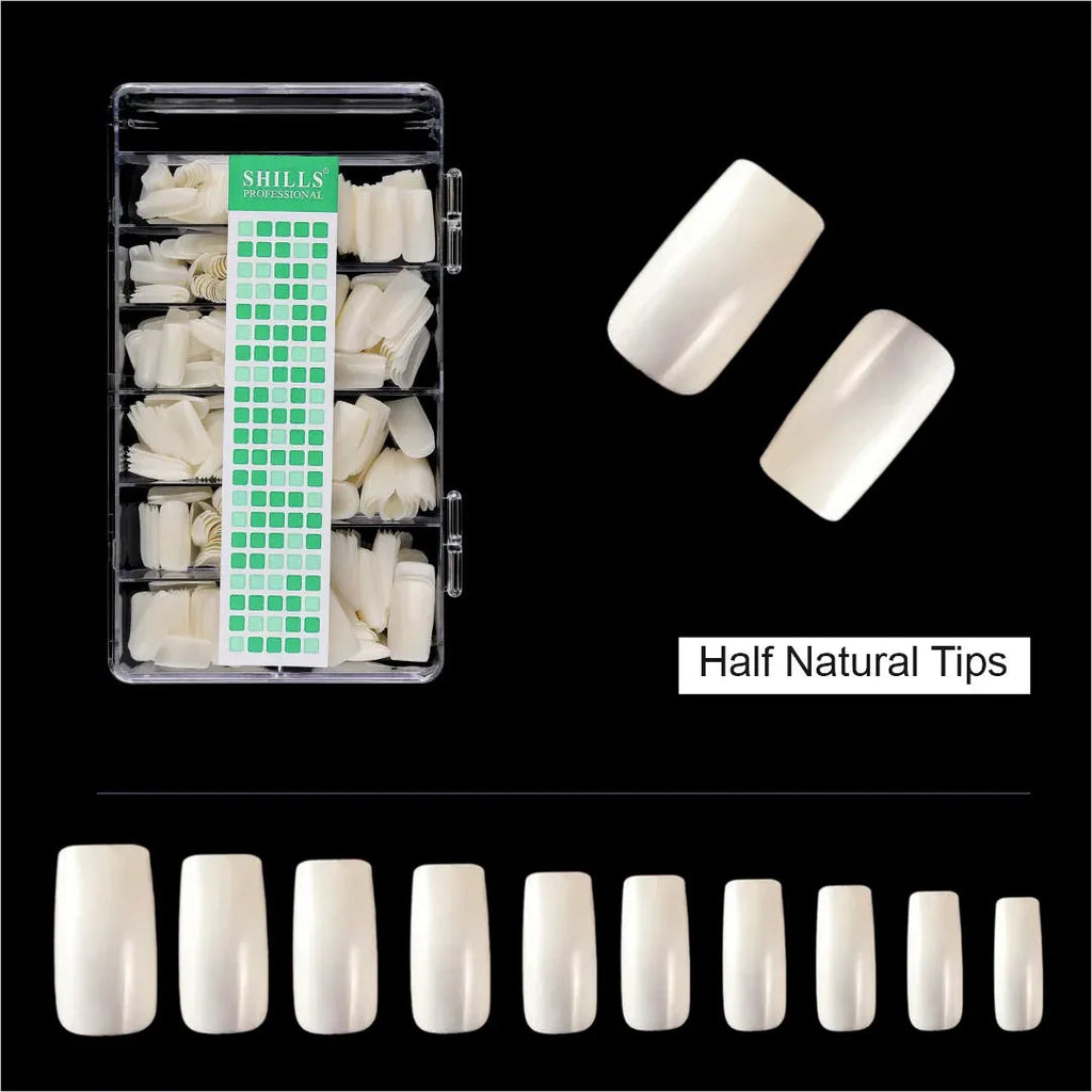 Soft Gel Full Cover Tip-PT15-NATURAL
