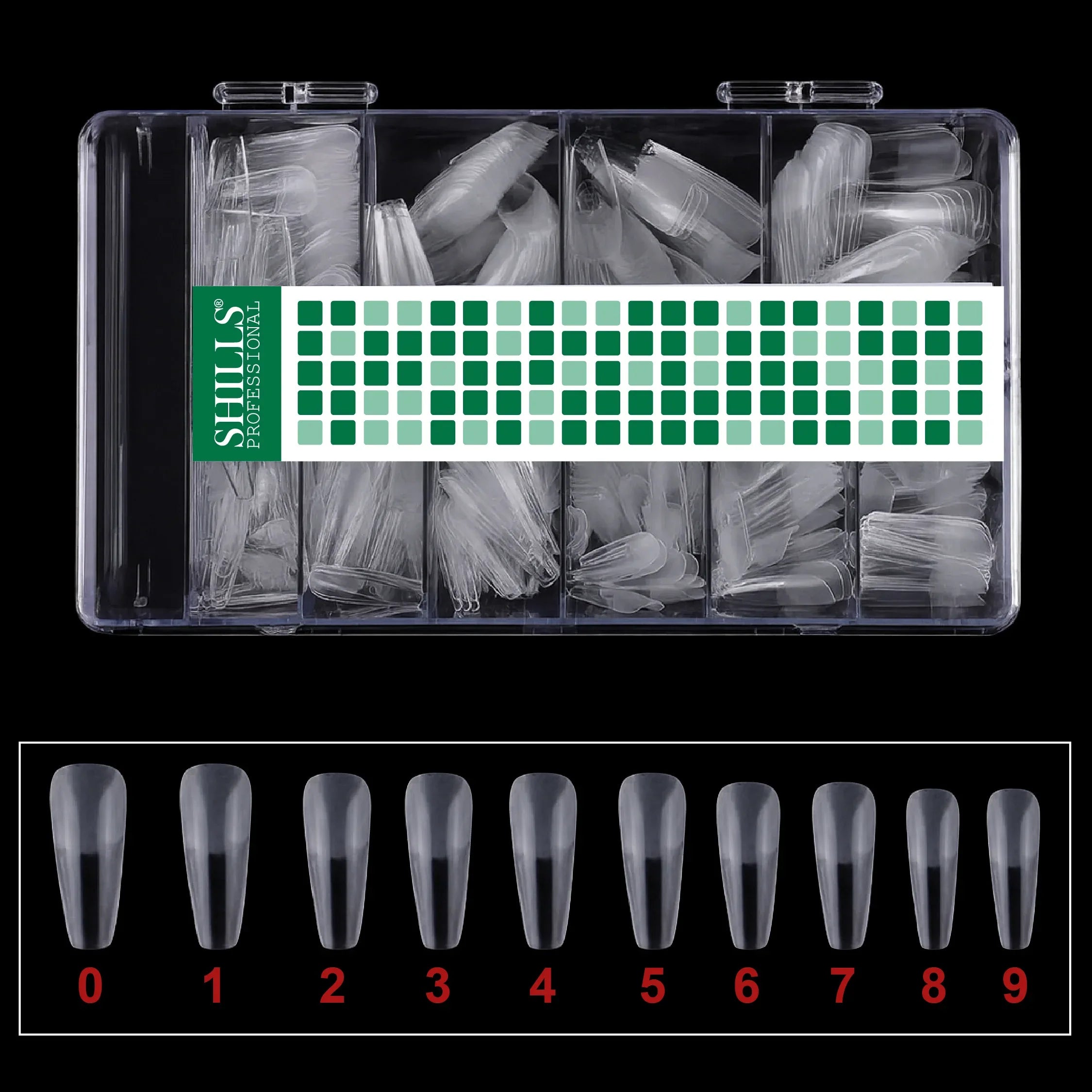 Soft Gel T-Shape Tips-PT20-CLEAR