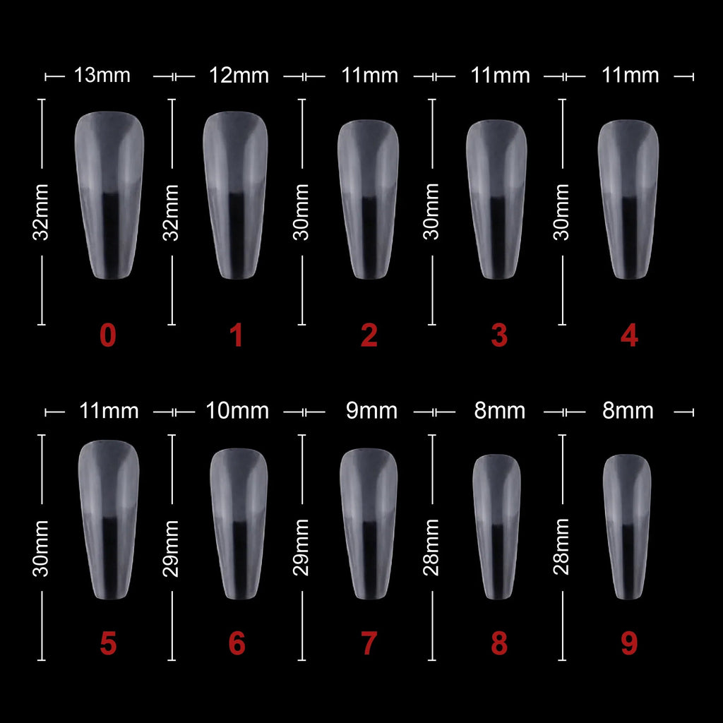 Soft Gel T-Shape Tips-PT20-CLEAR