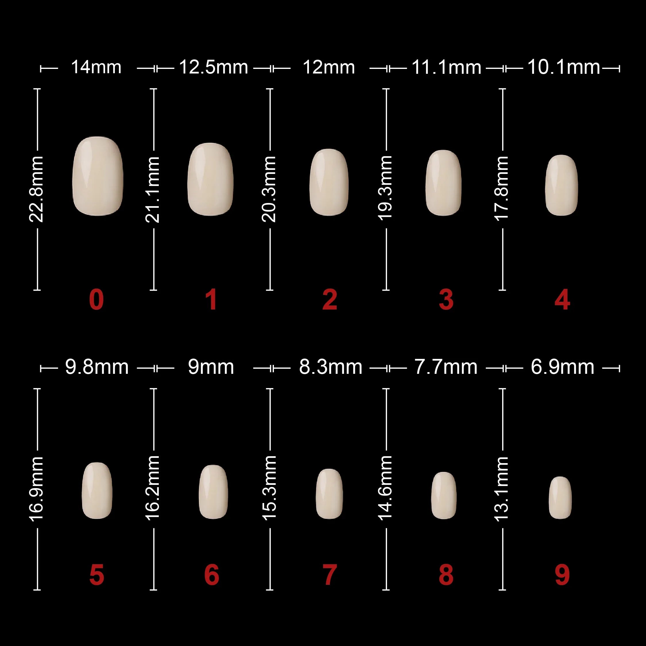 Soft Gel Short Oval Tip-PT23-NATURAL