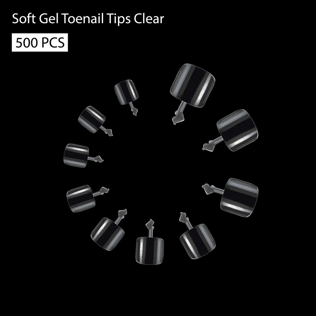 Soft Gel Toenail Tips-PT24-CLEAR