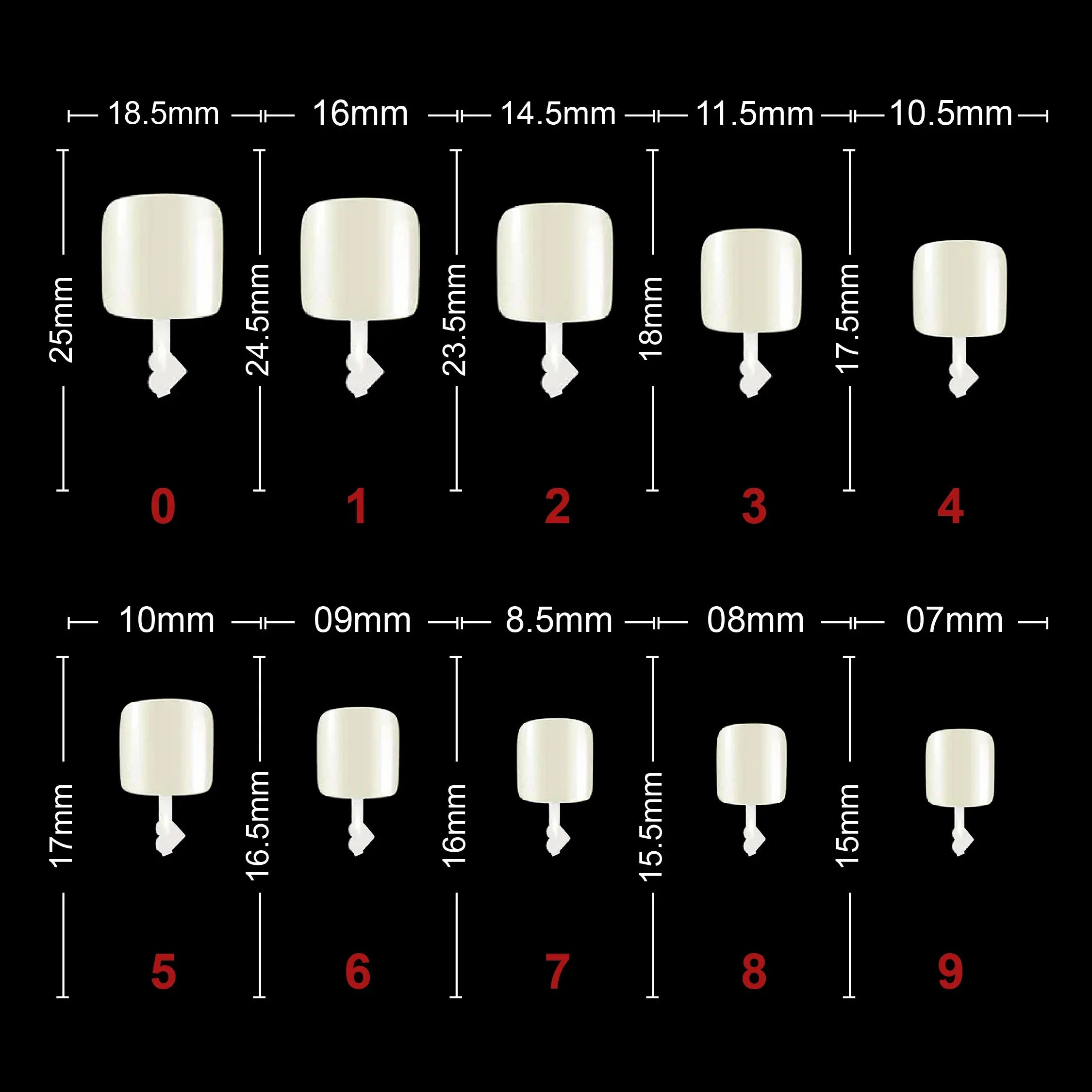 Soft Gel Toenail Tips-PT24-NATURAL