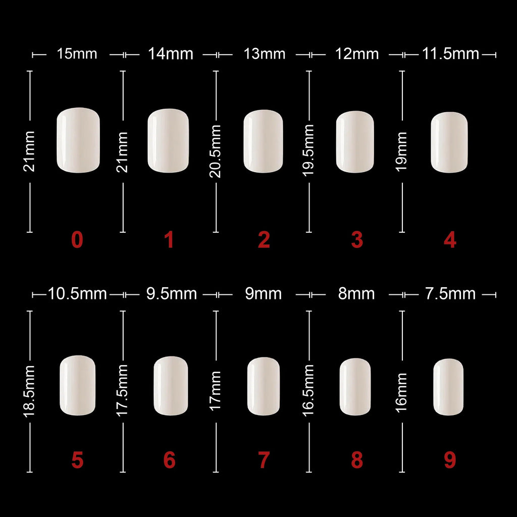 Soft Gel Short Square Tip -PT25-NATURAL