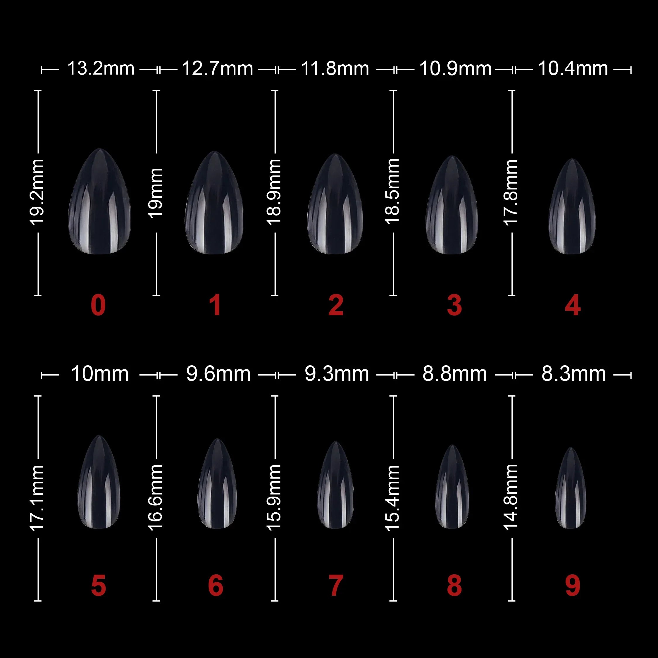 Soft Gel Tips-PT27-CLEAR