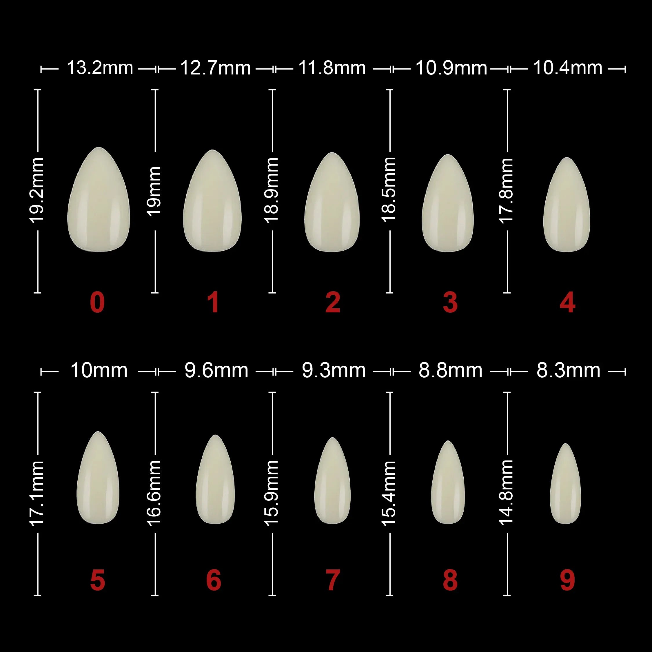 Soft Gel Tips-PT27-NATURAL