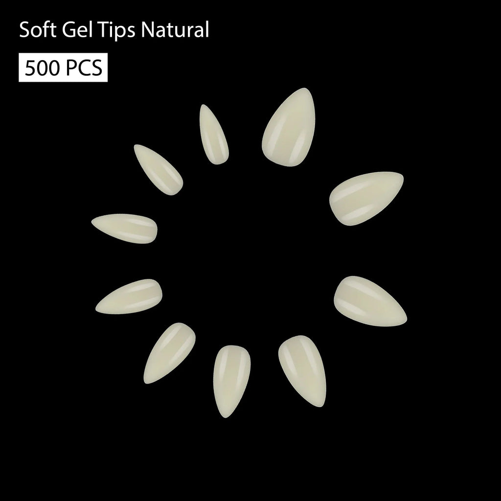 Soft Gel Tips-PT27-NATURAL