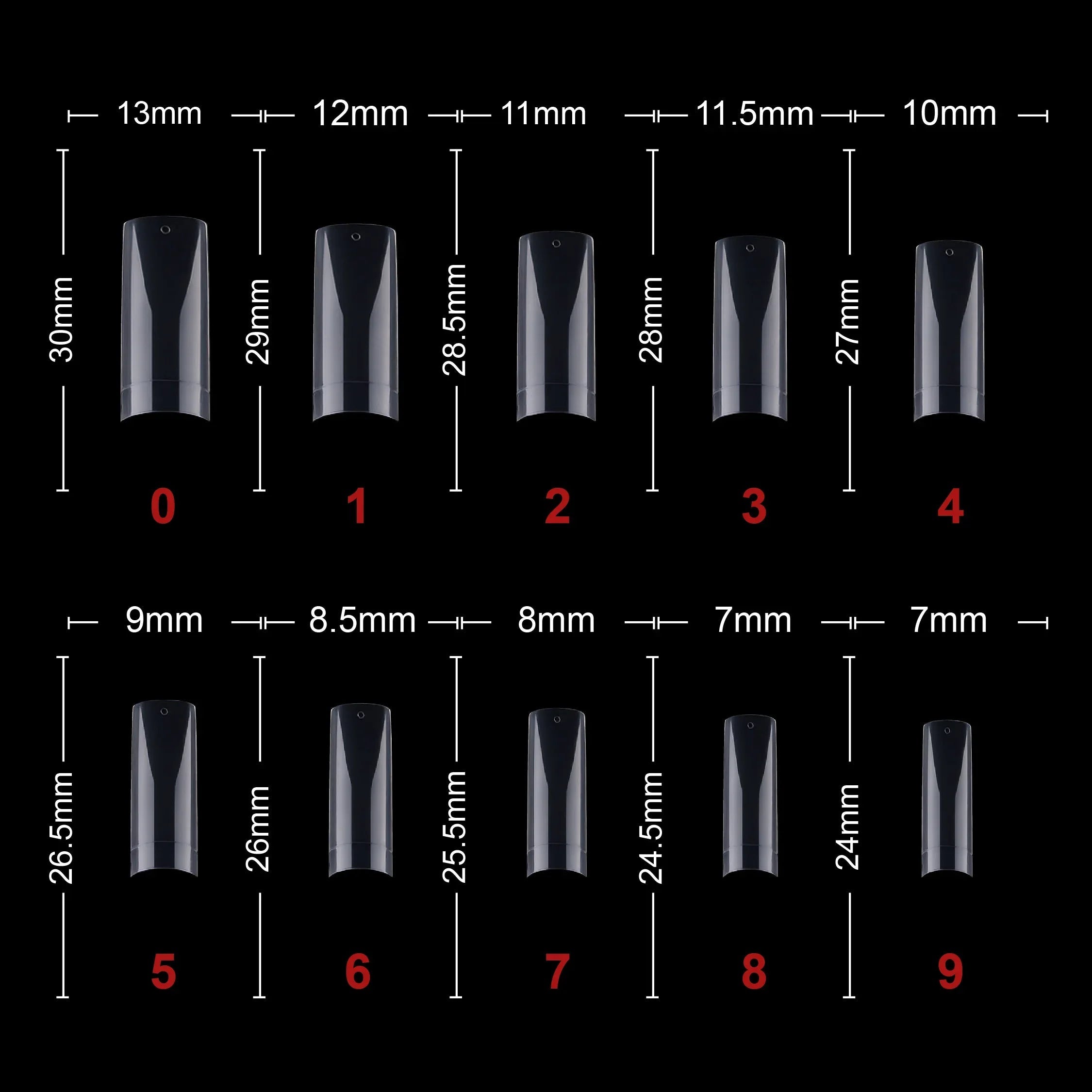 Soft Gel Tips-PT30-CLEAR