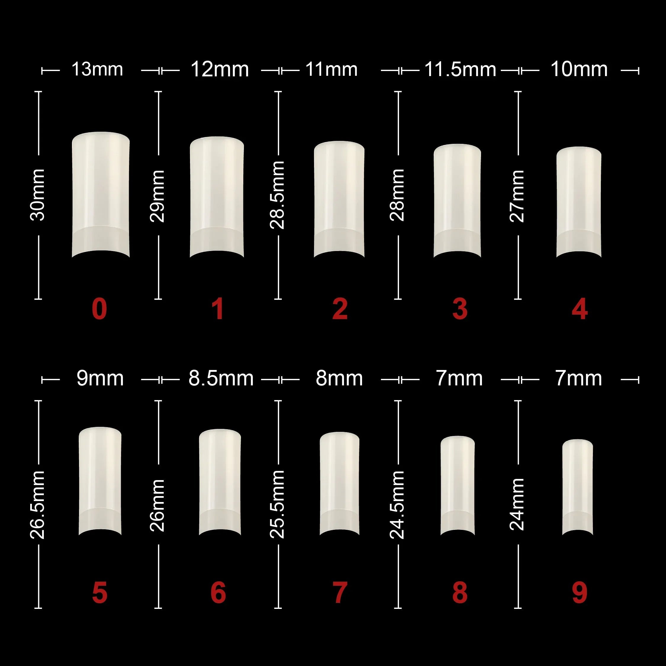 Soft Gel Tips-PT30-NATURAL