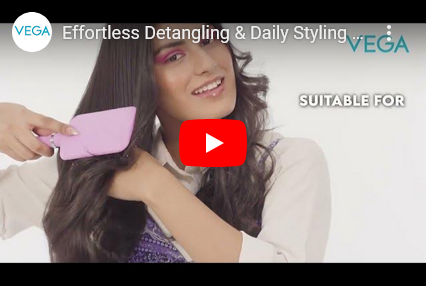Effortless Detangling & Daily Styling | VEGA Paddle Brush