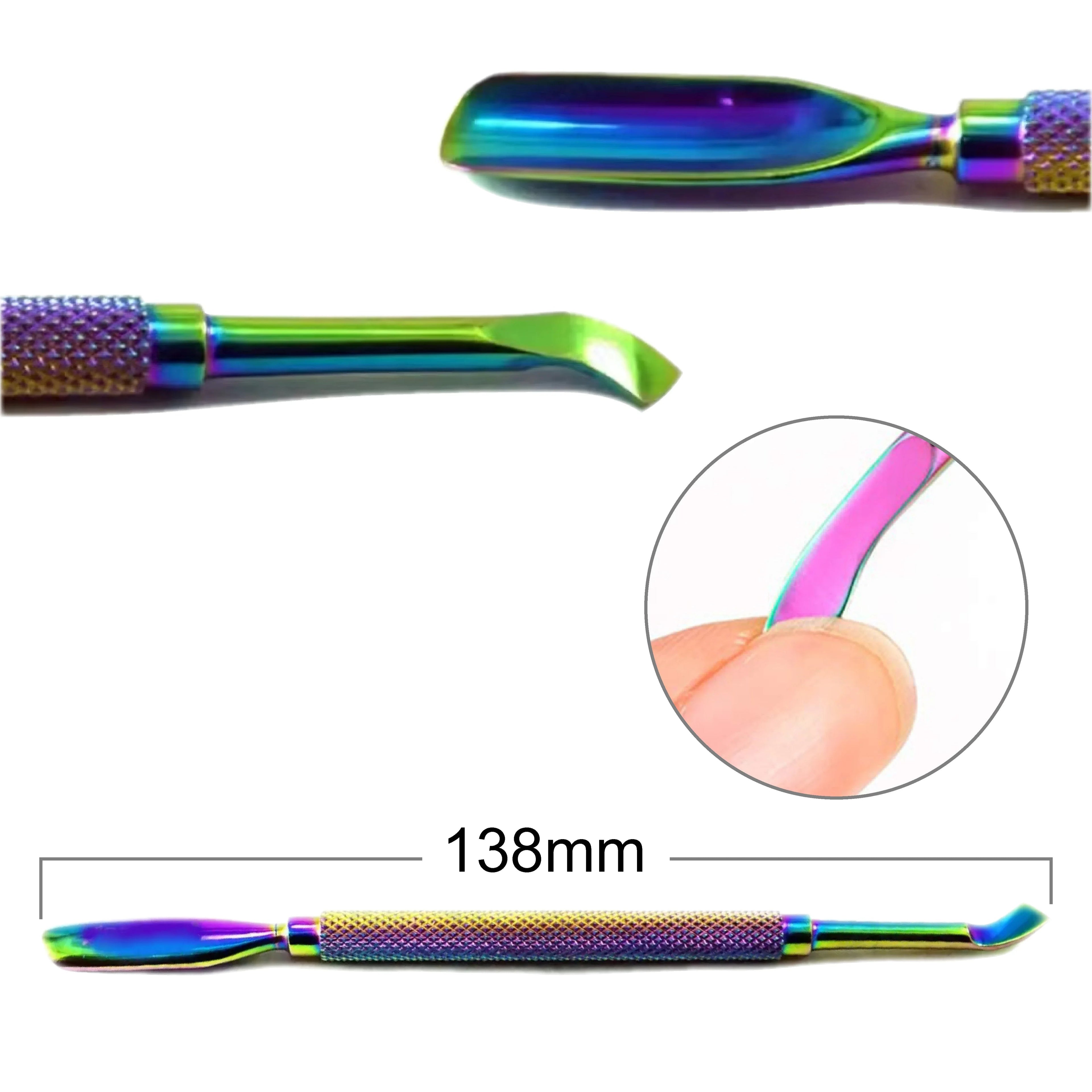 Nail Art Rainbow Cuticle Pusher S-511