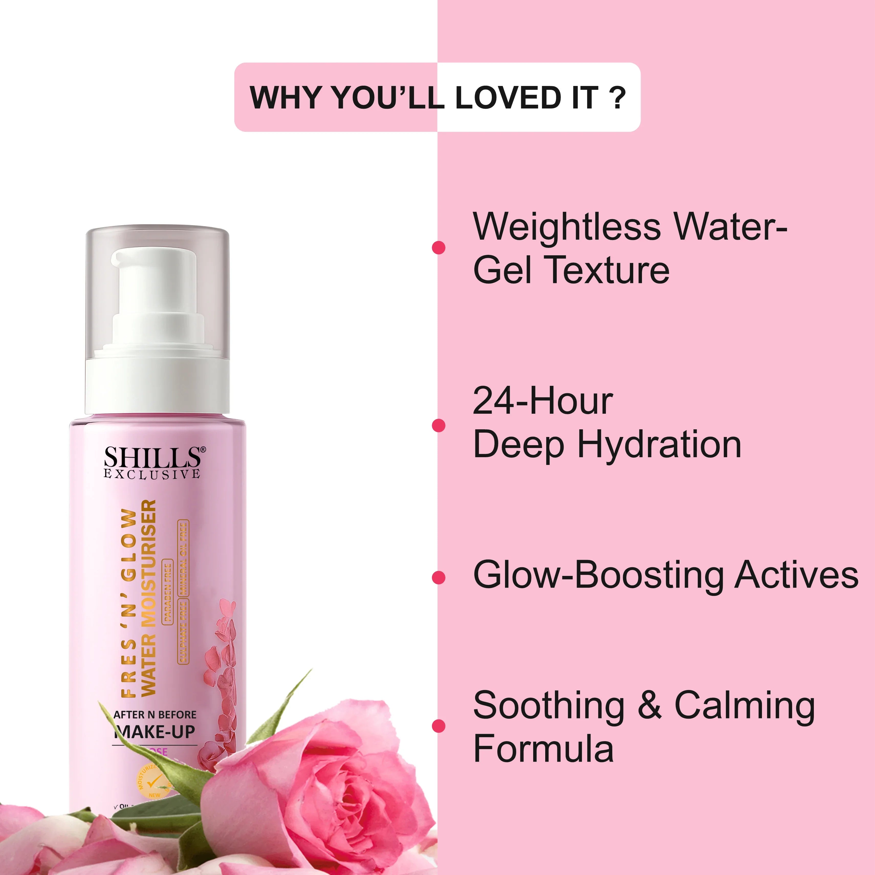 Fresh N Glow Water Moisturizing Rose