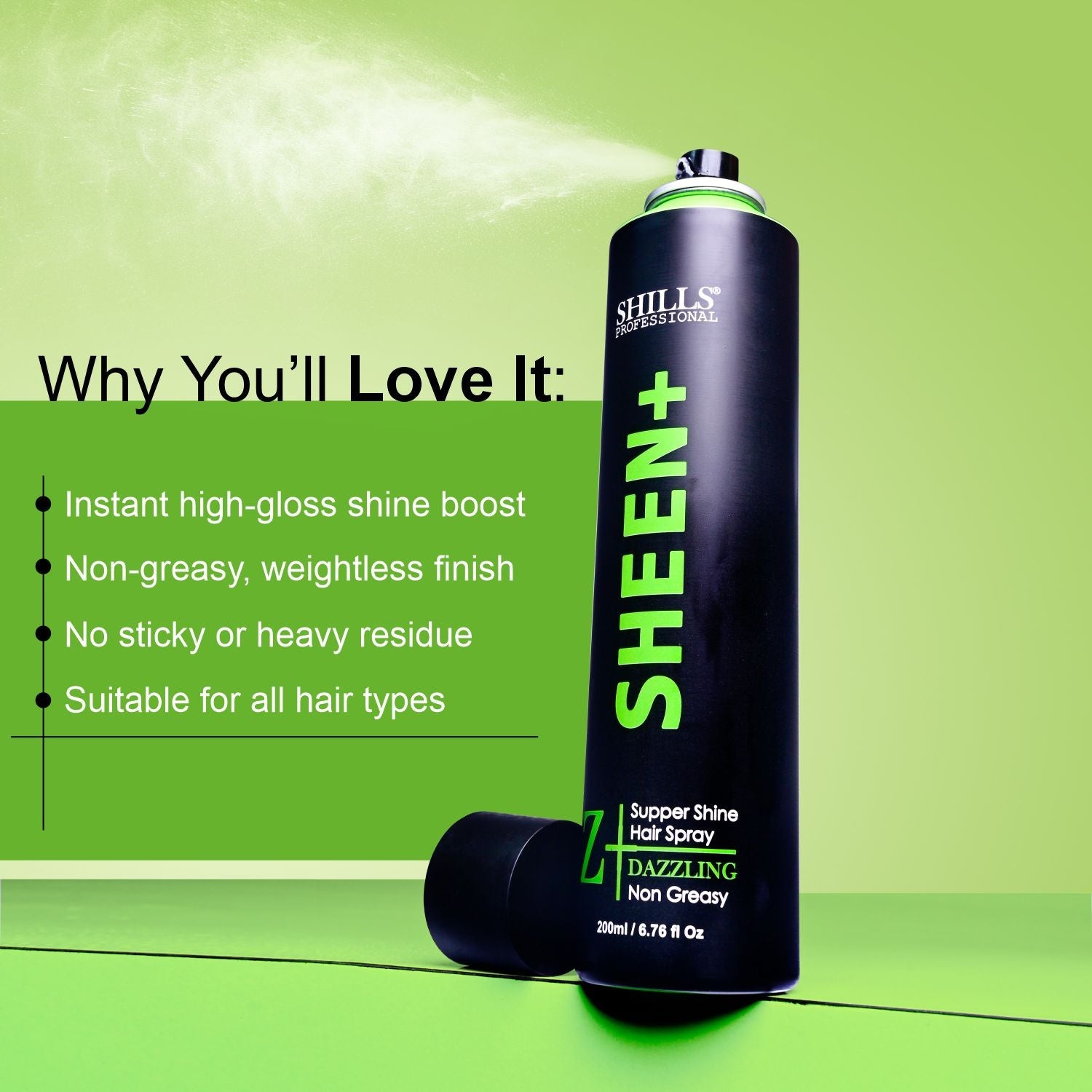 Sheen+ Super Shine Hair Spray 200ml