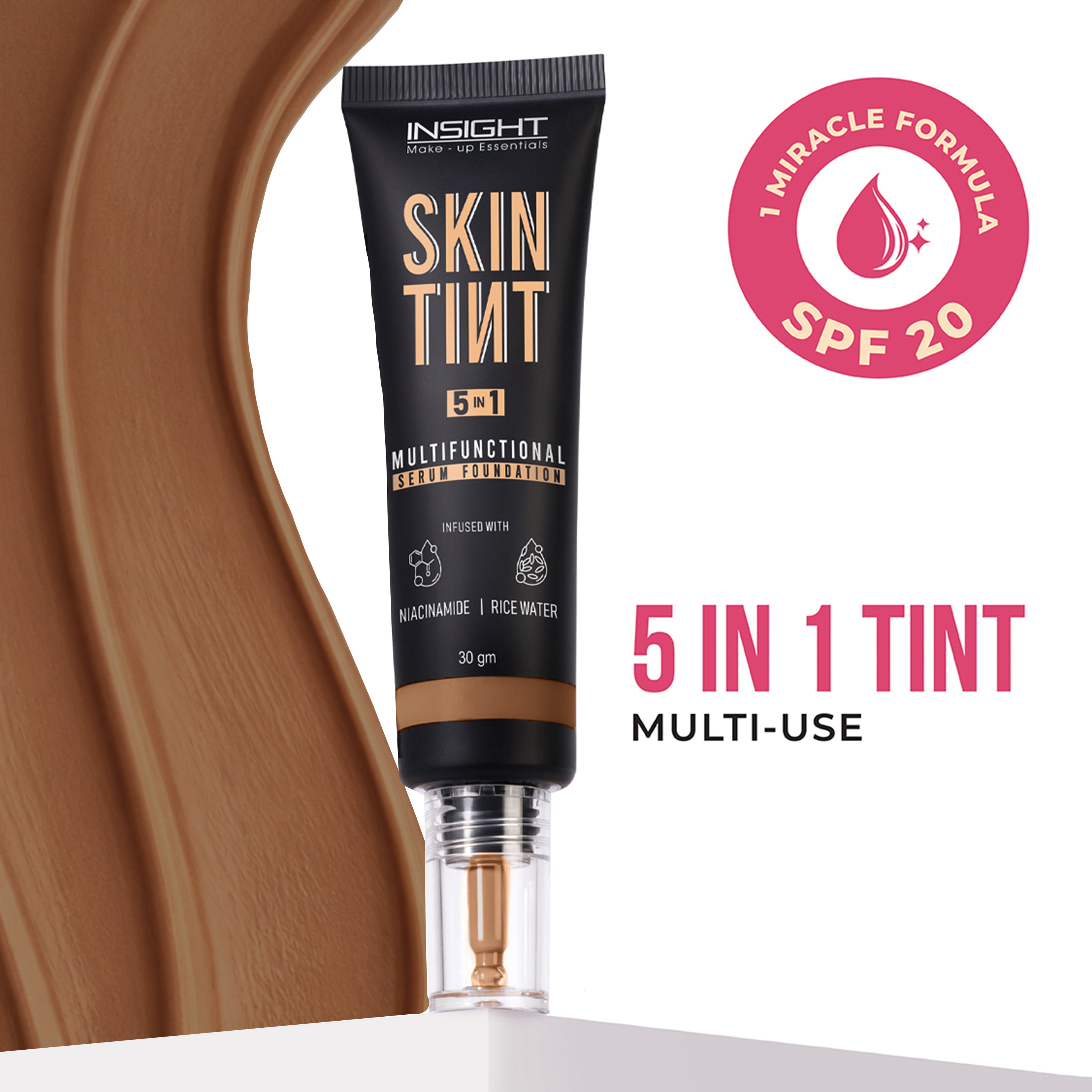 Skin Tint 5 In 1 Multifunctional Serum Foundation
