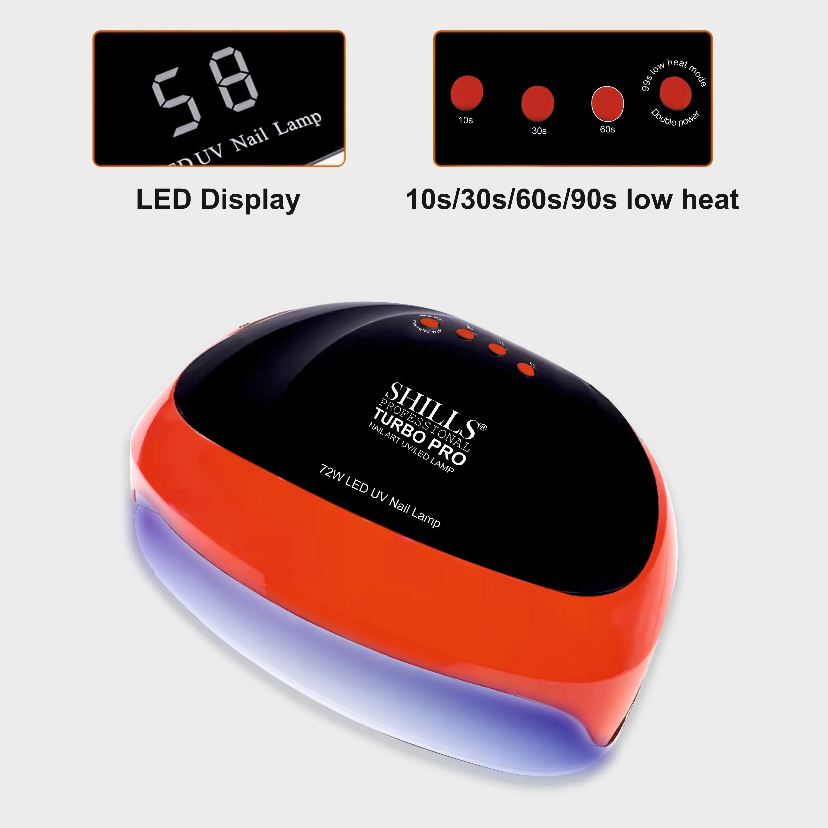 Turbo Pro UV/LED NAIL LAMP 72W