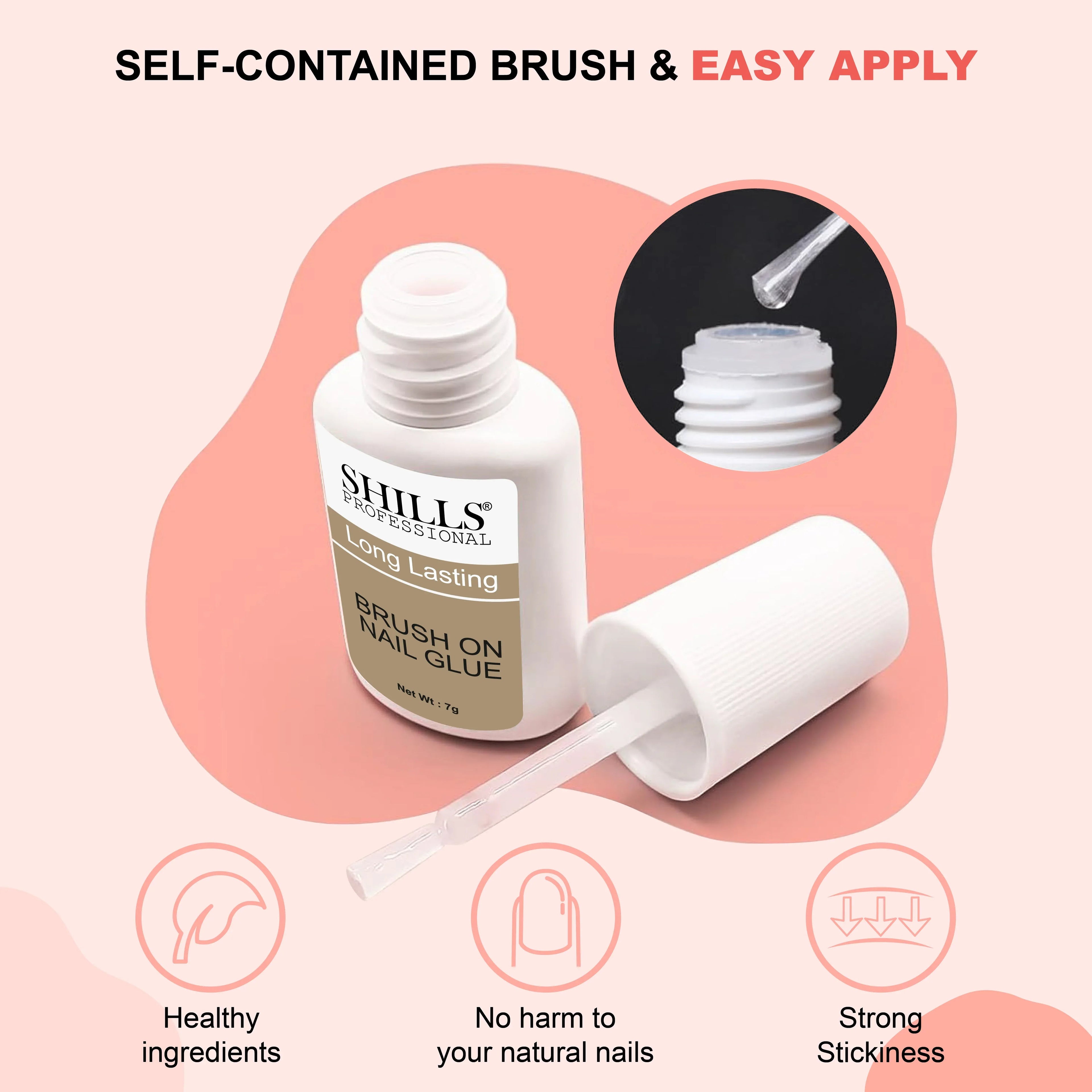 Brush On Nail Glue 7g