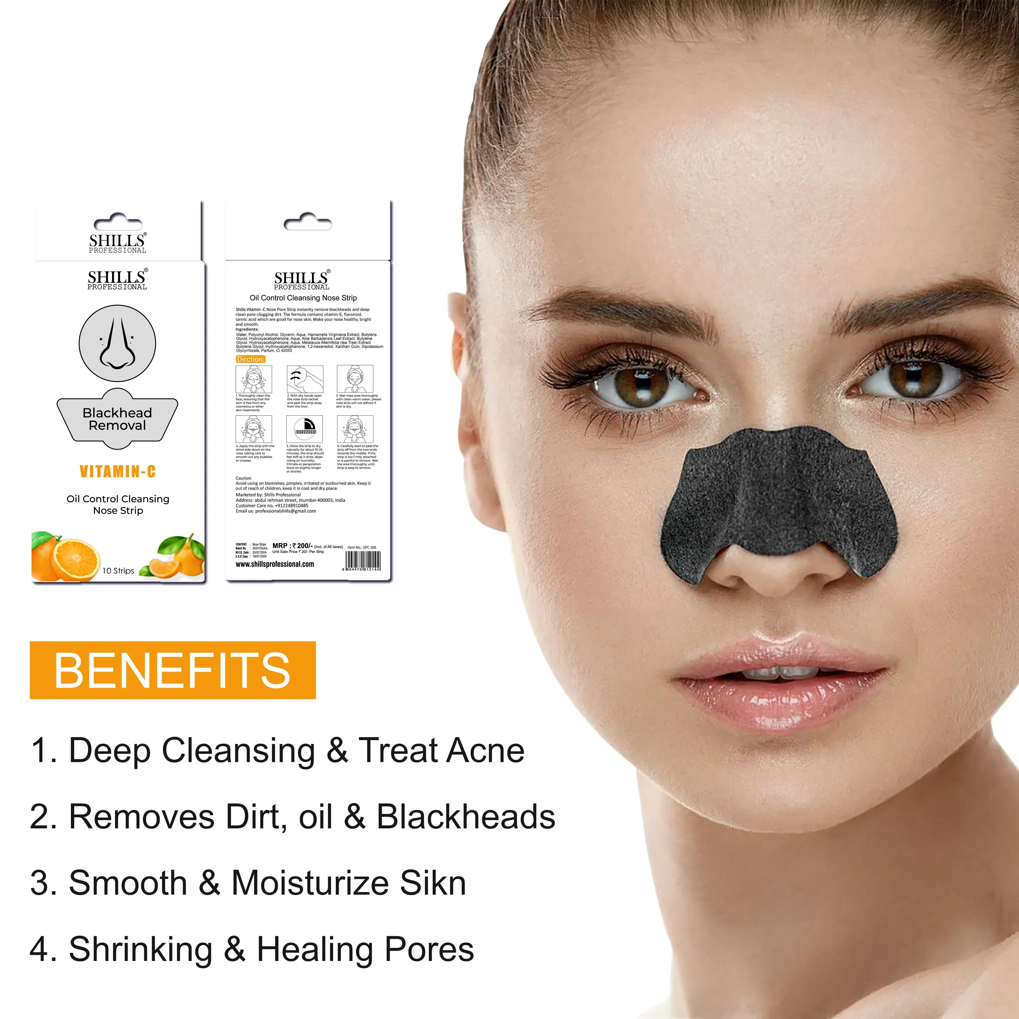 Blackhead Removal Nose Strips