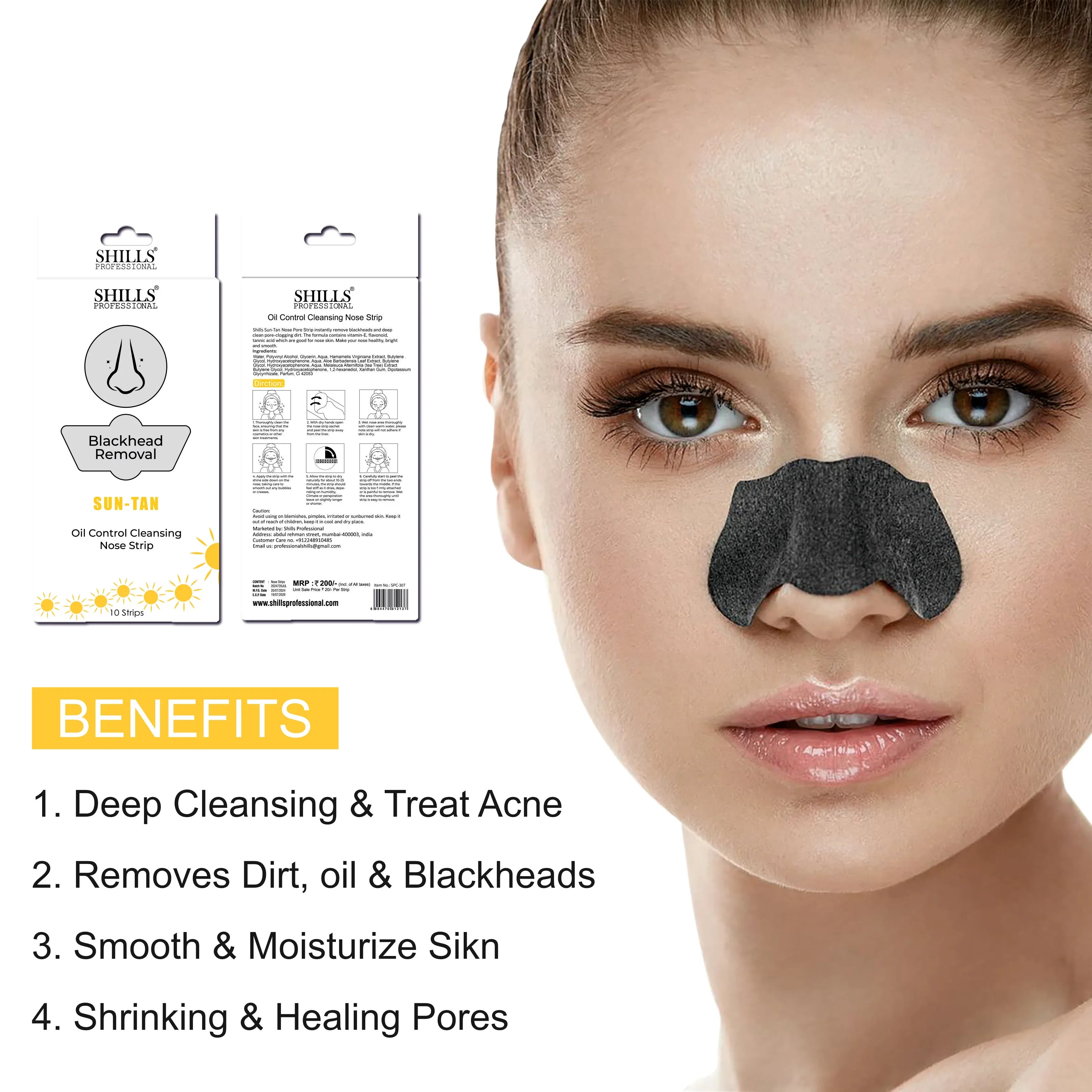 Blackhead Removal Nose Strips