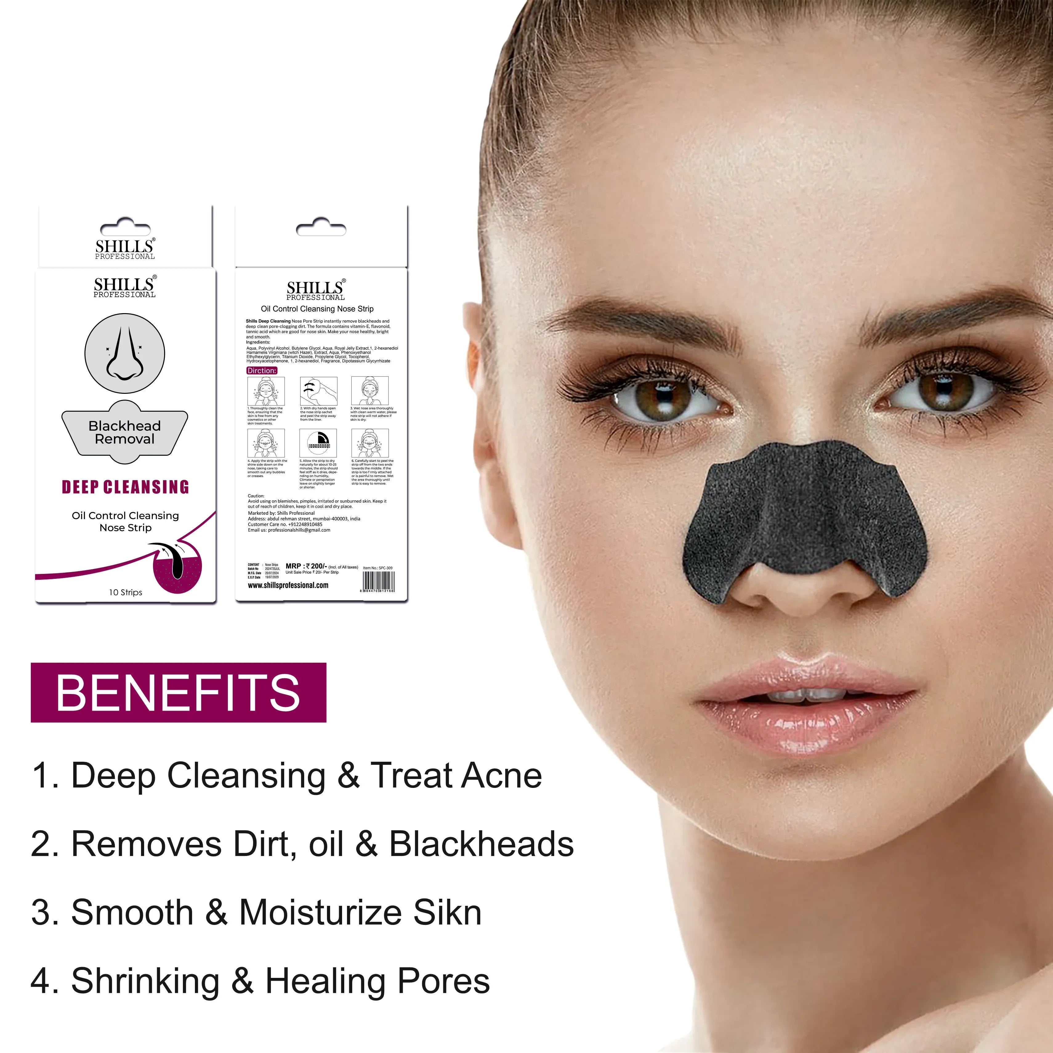 Blackhead Removal Nose Strips