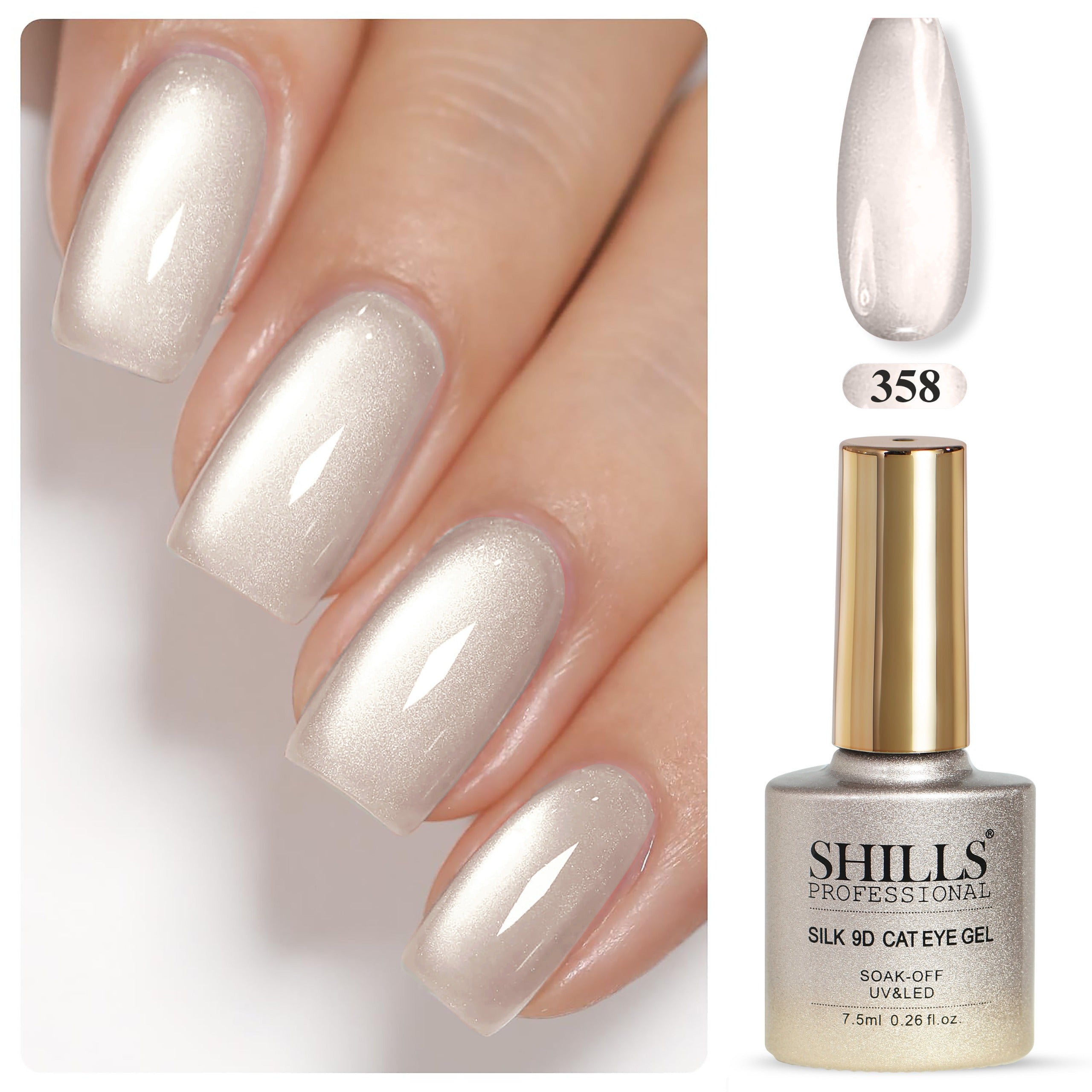 UV LED 9D Silk Cat Eye Soak Off Gel Polish