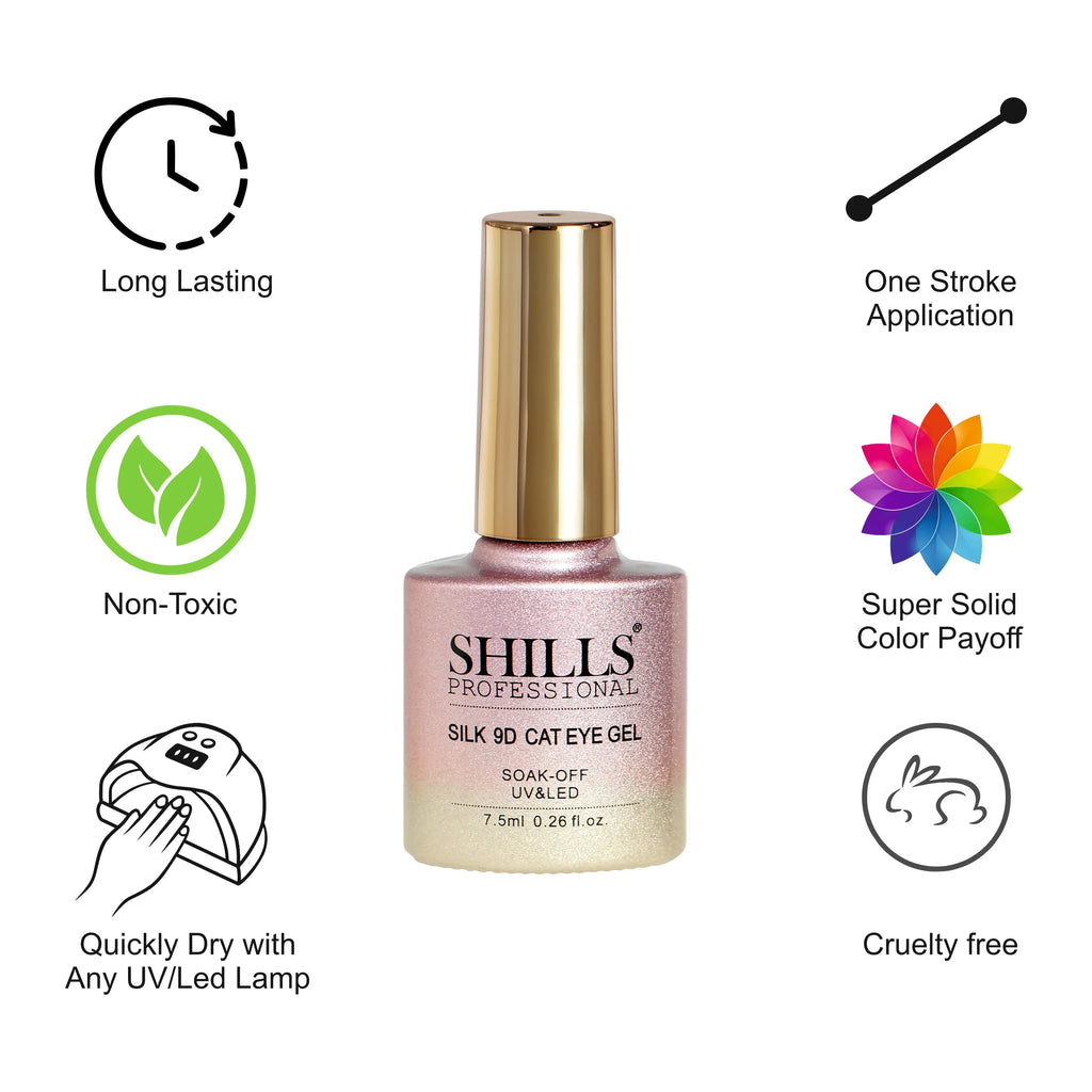UV LED 9D Silk Cat Eye Soak Off Gel Polish