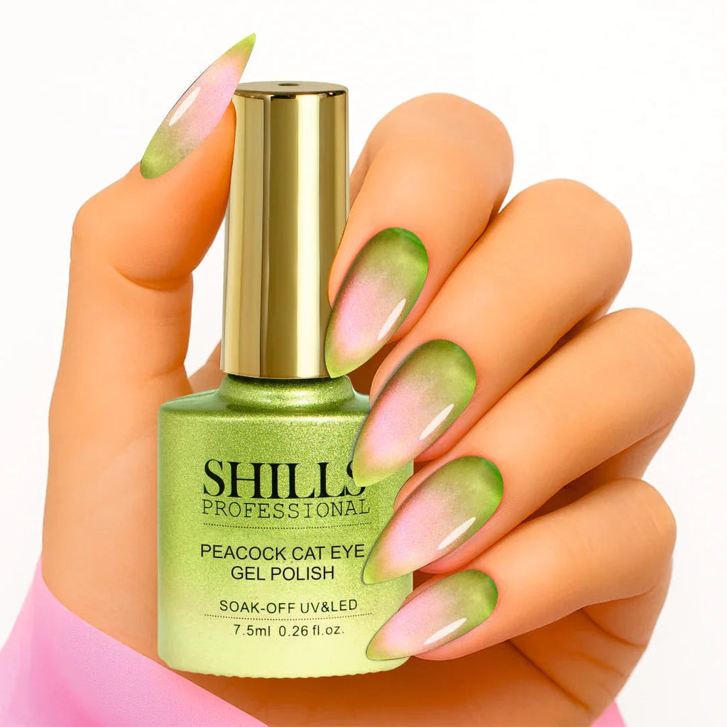 Peacock Cat Eye Gel Polish