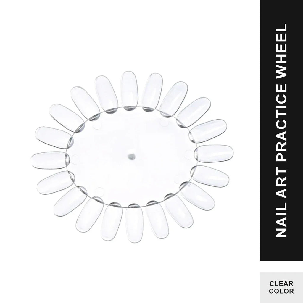 Nail Art Practice Wheel Clear