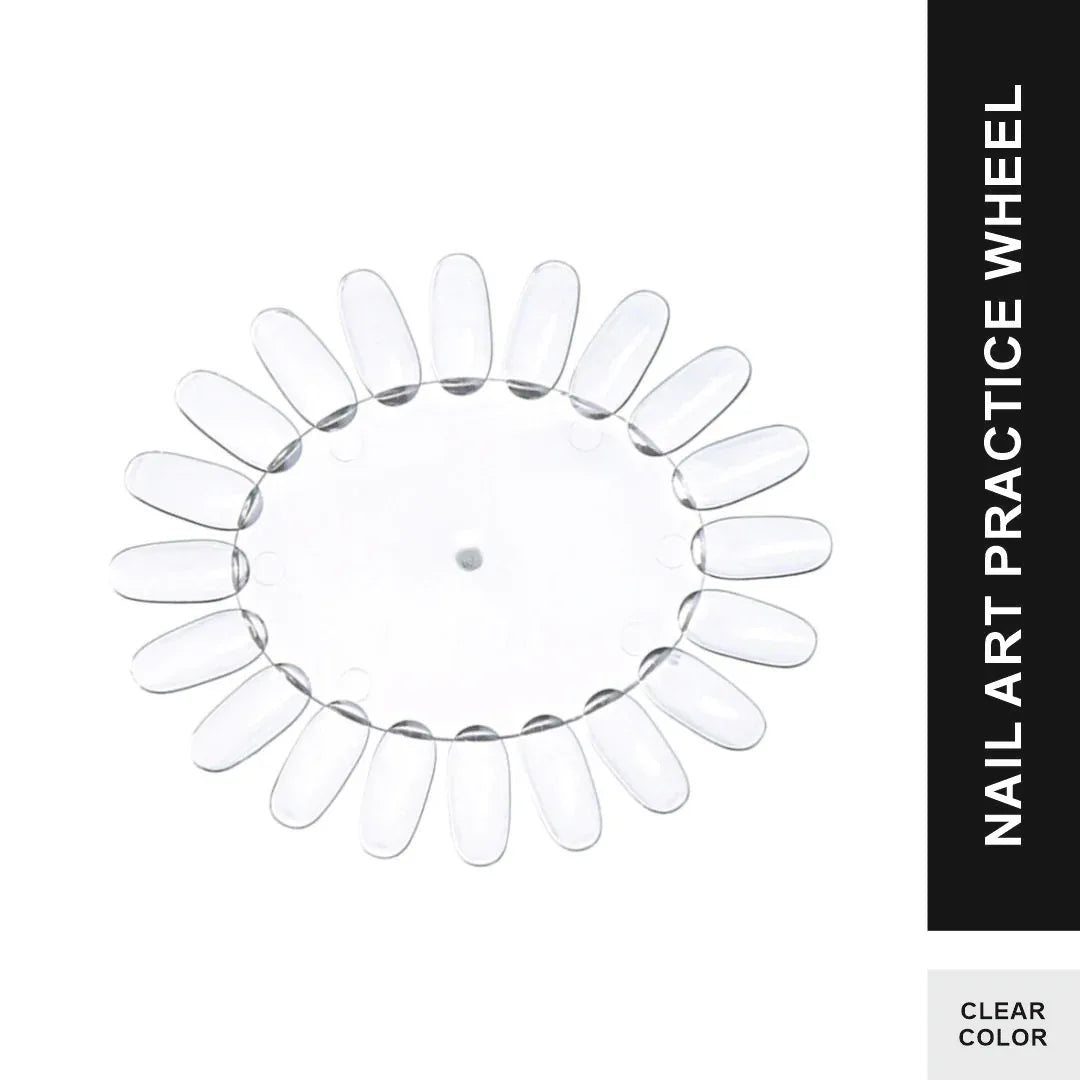 Nail Art Practice Wheel Clear