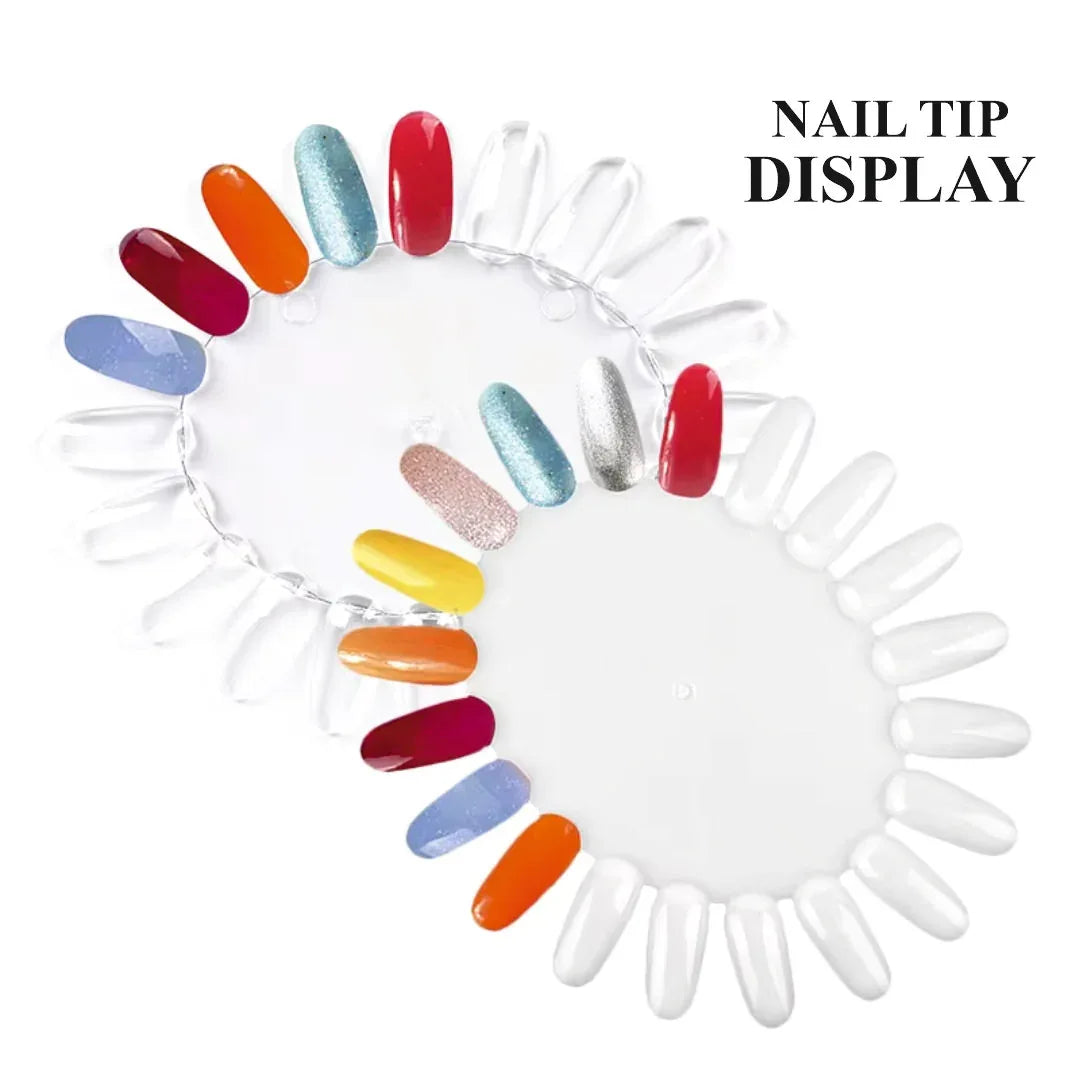 Nail Art Practice Wheel Clear