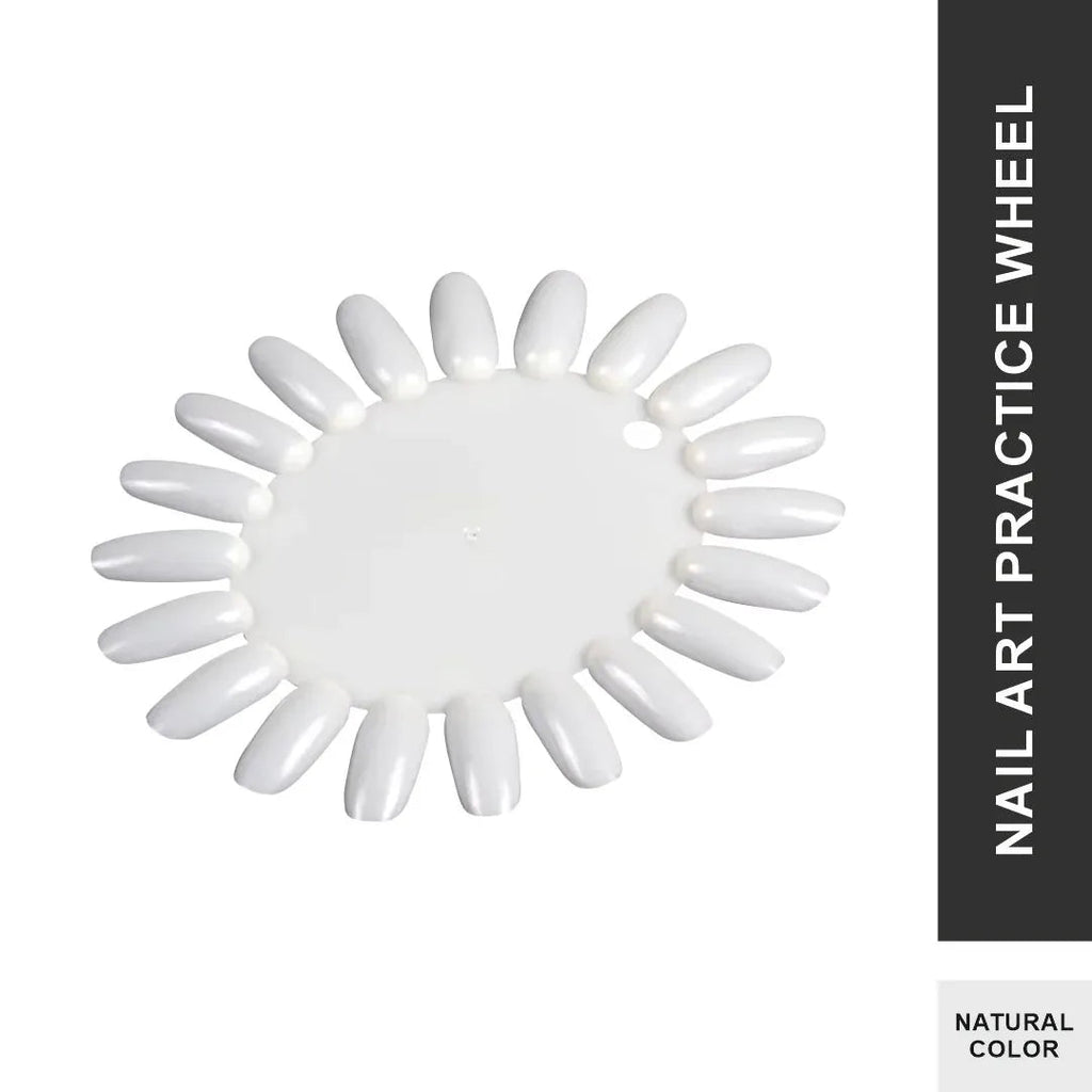 Nail Art Practice Wheel Natural 10PCS