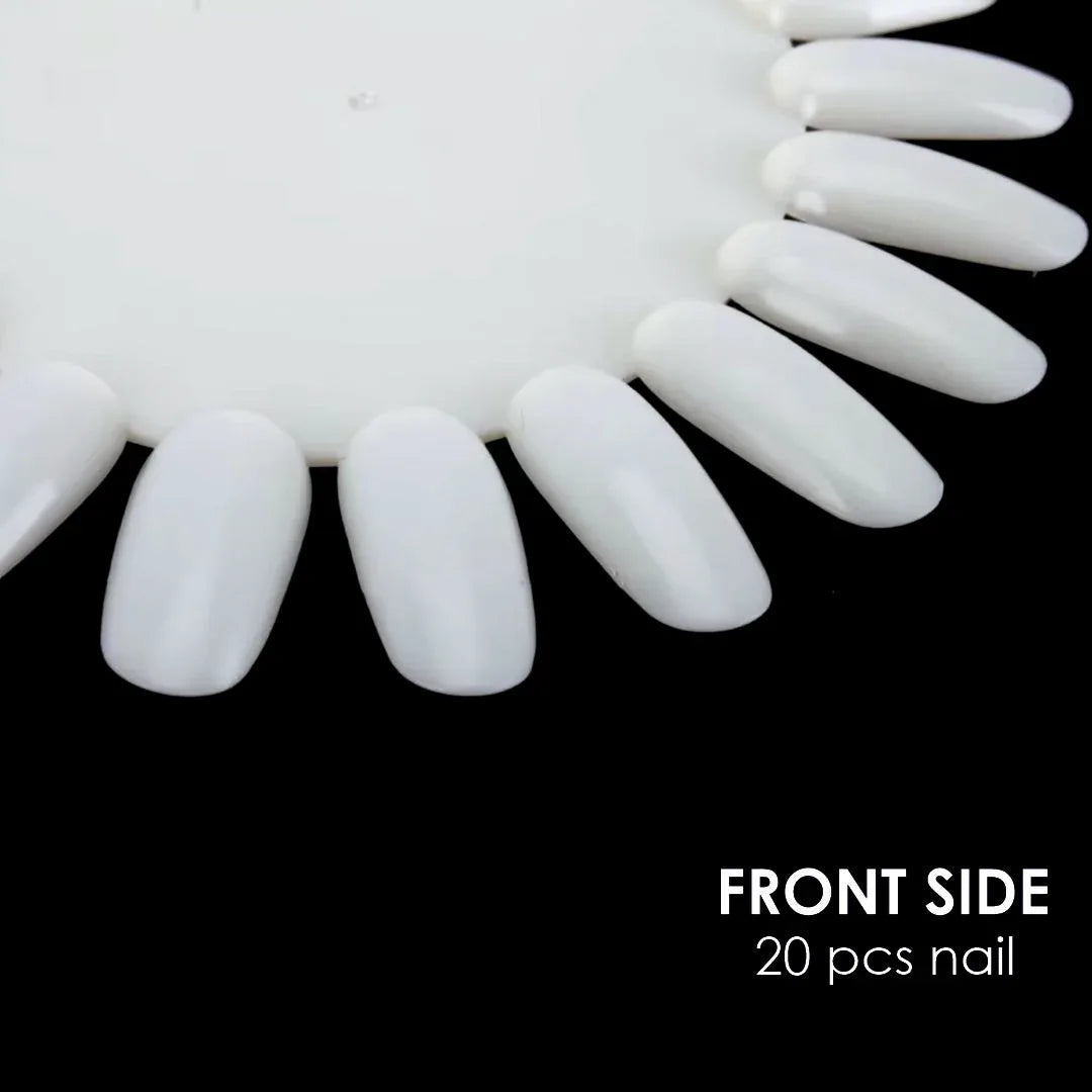 Nail Art Practice Wheel Natural 10PCS