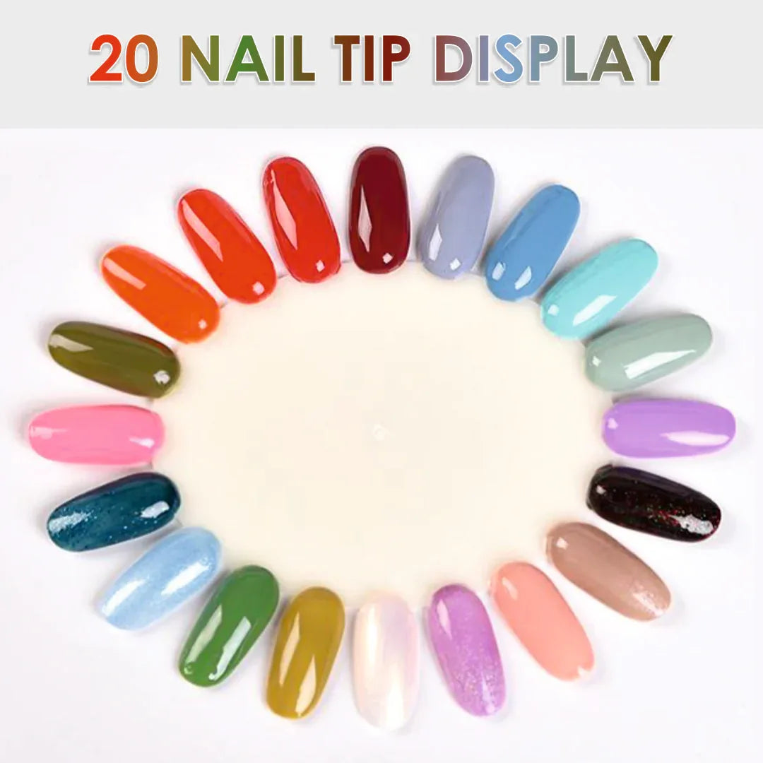 Nail Art Practice Wheel Natural 10PCS