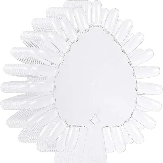 NAIL STAND Nail Chakra Leaf Shape-Clear