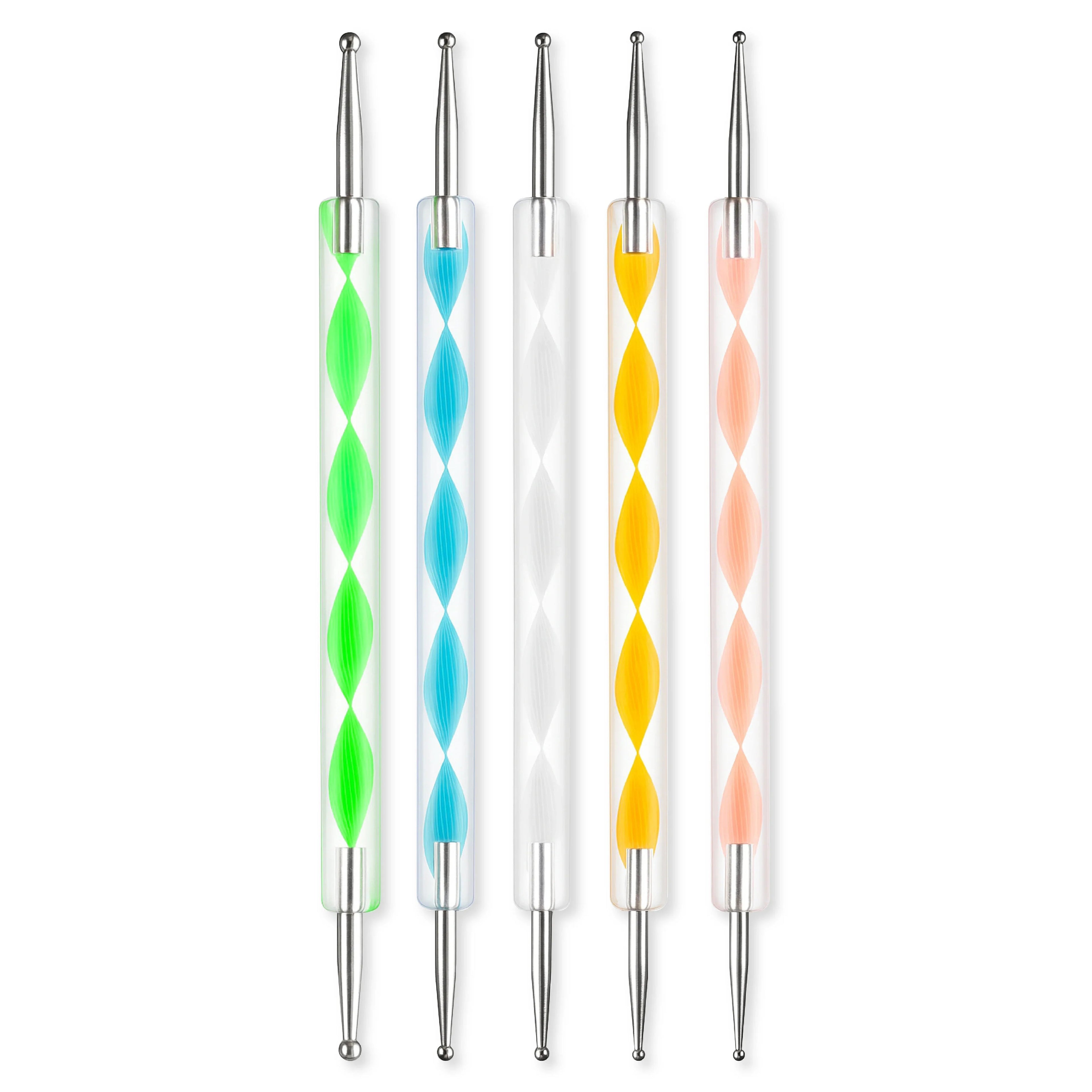 Rainbow Nail Dotting Tool Set 5Pc