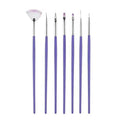 Acrylic Brush Purple no-10