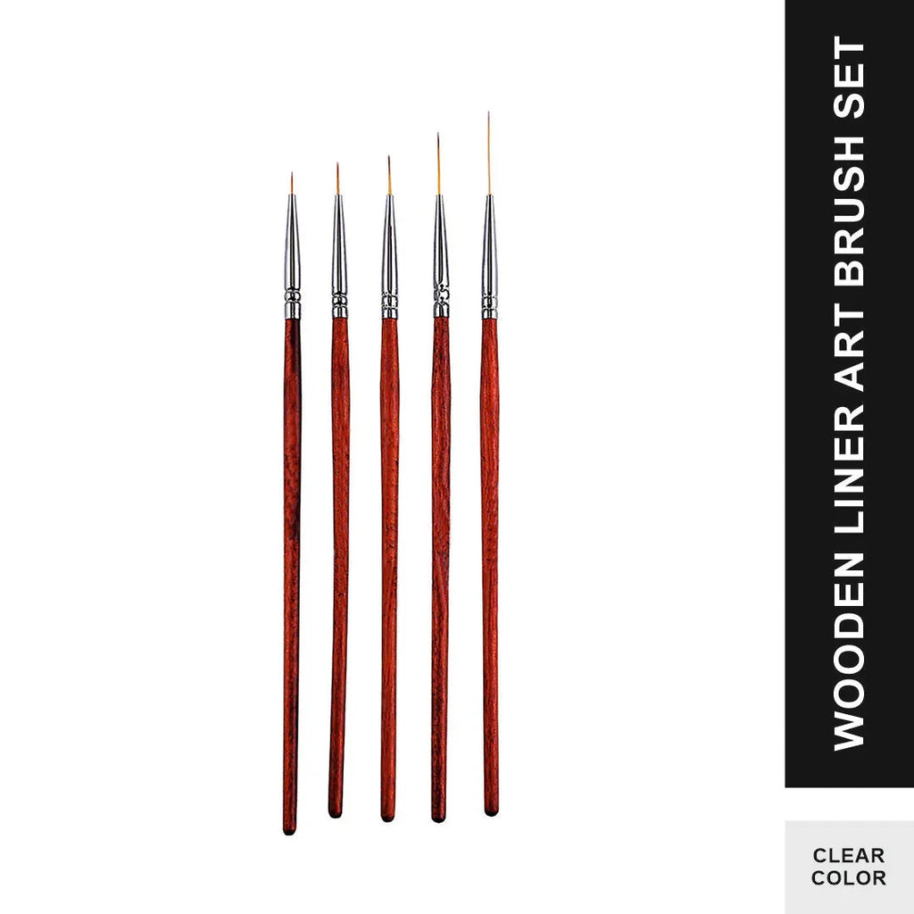 Nail Wooden Liner Brush