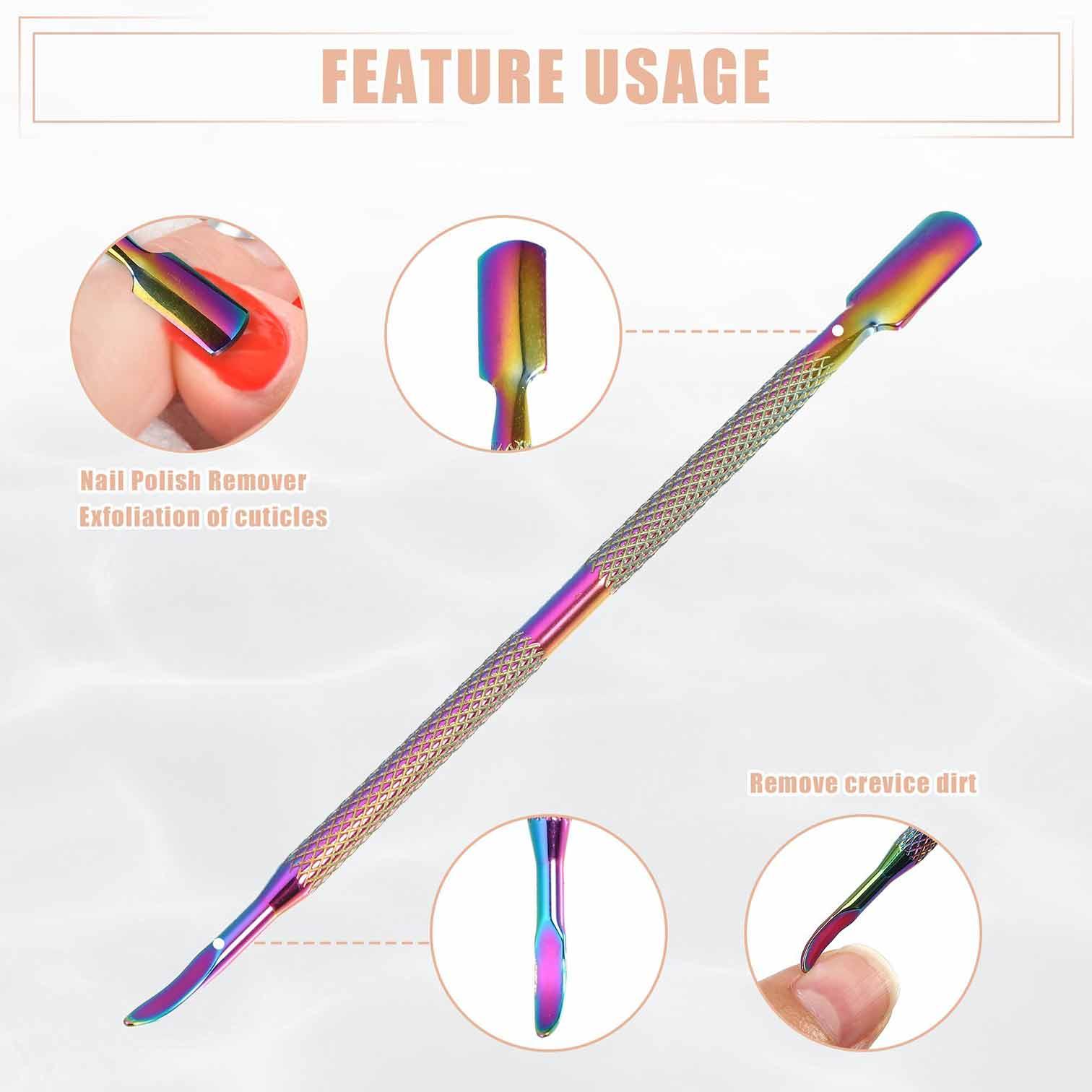 Rainbow Cuticle Pusher